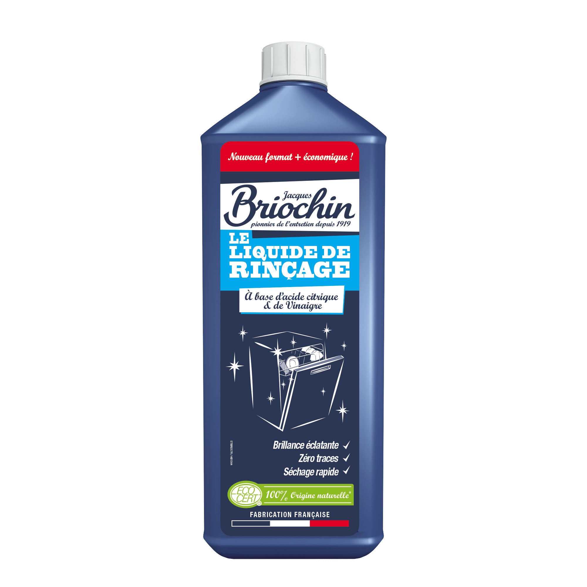 JACQUES BRIOCHIN - Le liquide de rincage à base d'acide citrique & de vinaigre 900ml 900ml