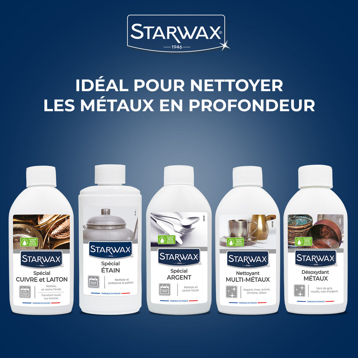 STARWAX - Nettoyant cuivre laiton & bronze 250ml