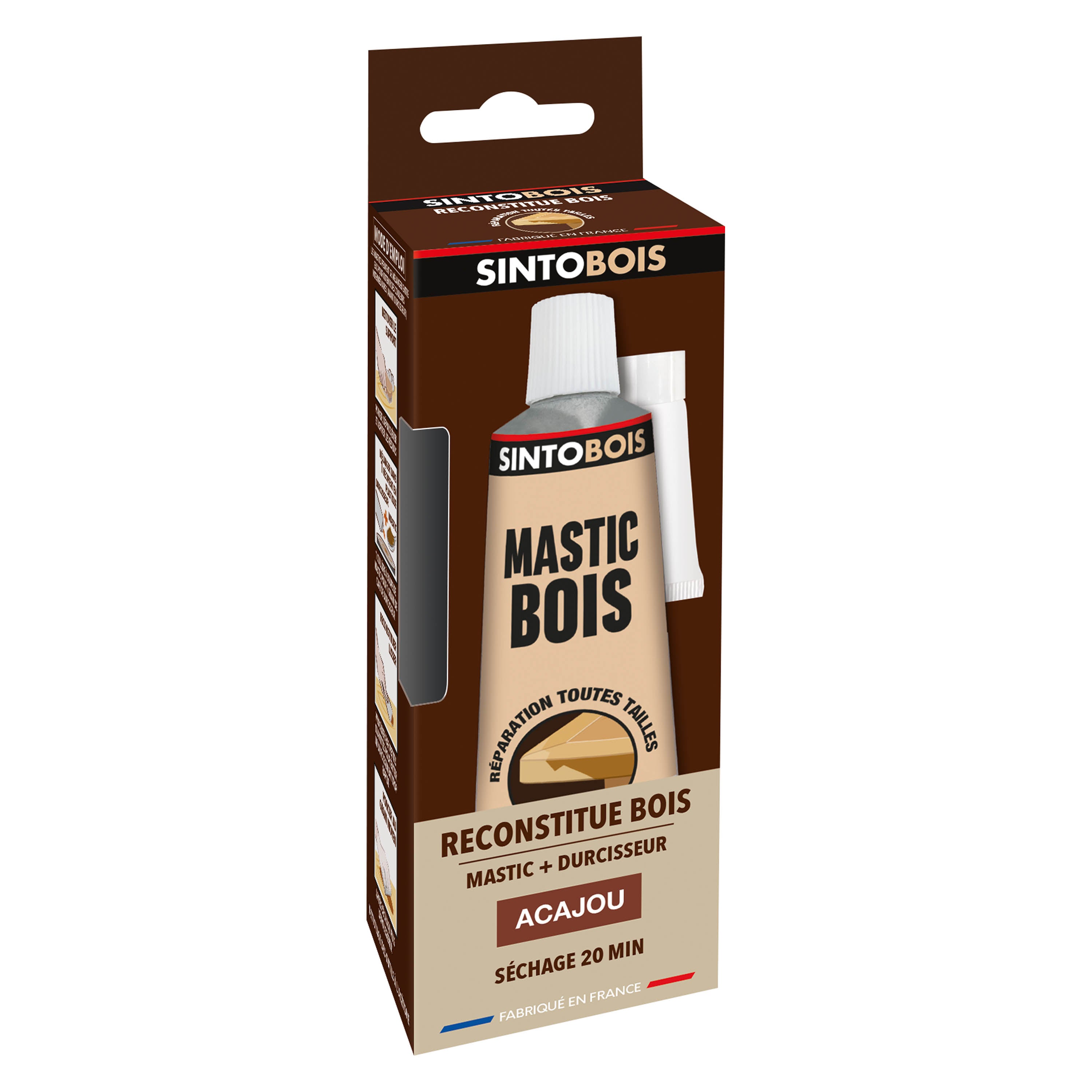 SINTO - Reconstitue angles et gros trous 500ml Chêne