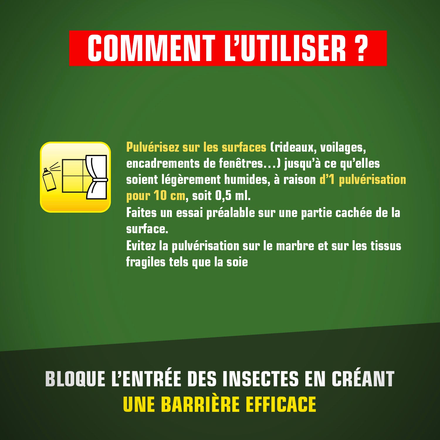 K.PRO - Pulvérisateur Barrière tous insectes K.PRO 1L
