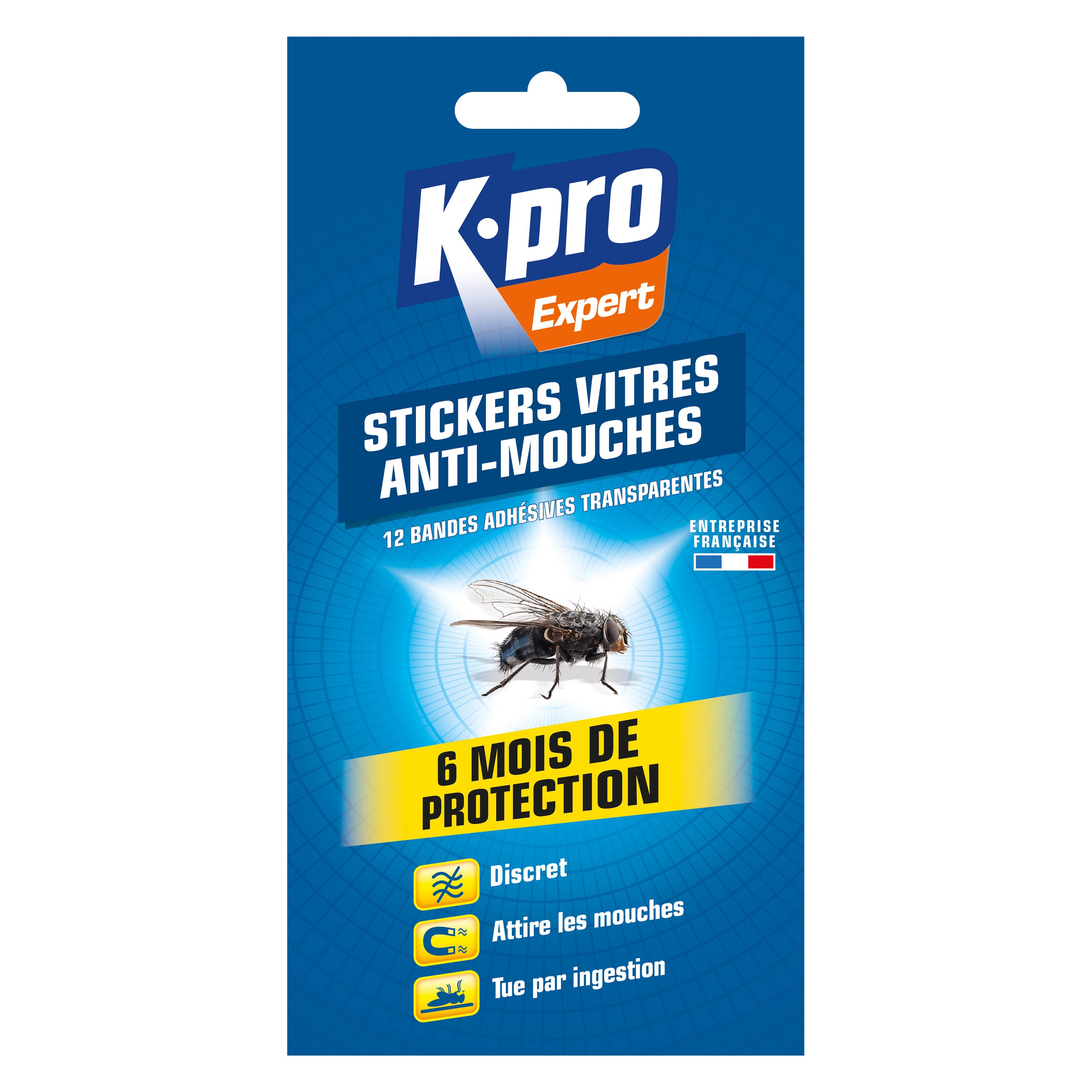K.PRO - Stickers anti-mouches bandes transparentes
 X12