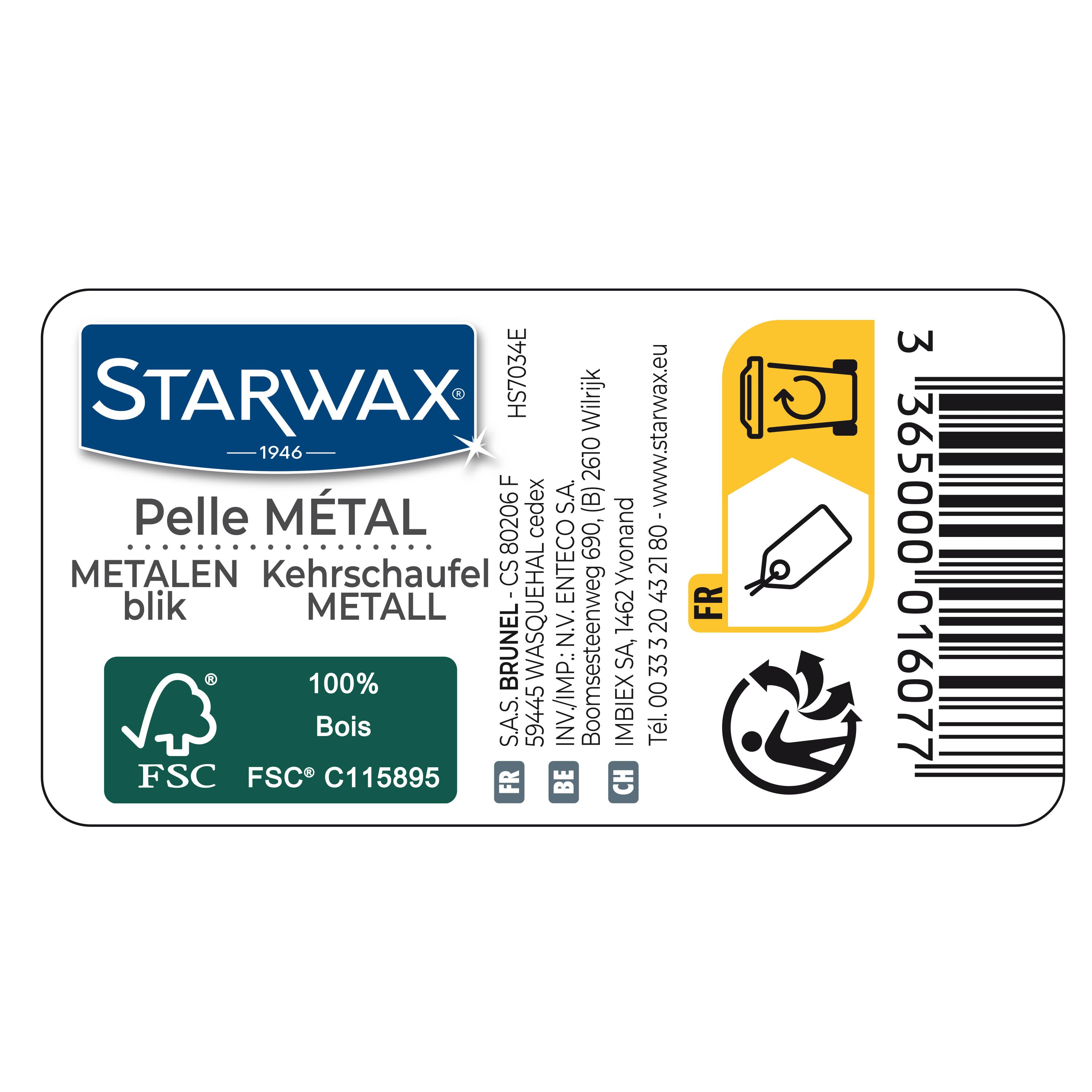 STARWAX - Pelle métal FSC® X1