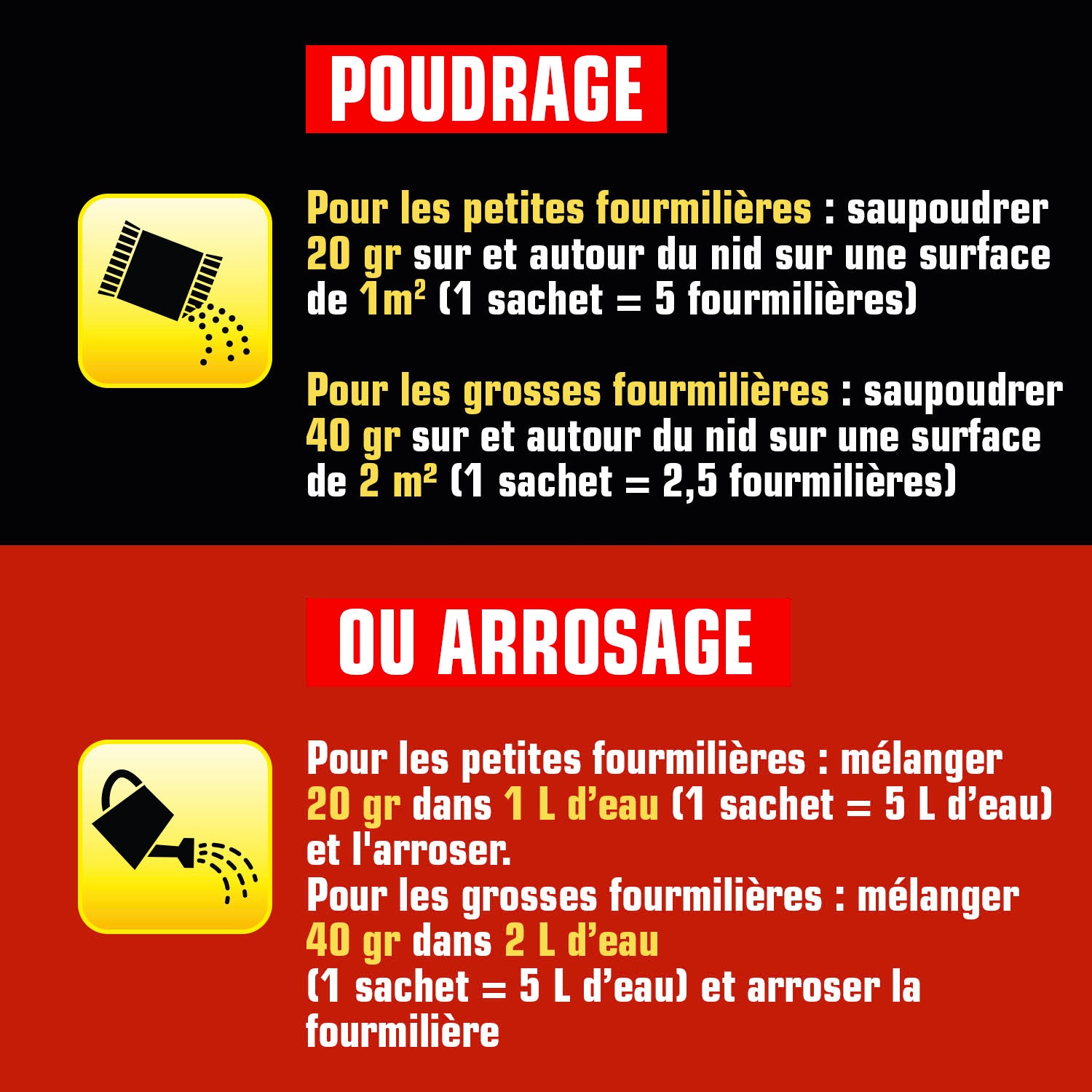 K.PRO - Destructeur de fourmilières
 400g