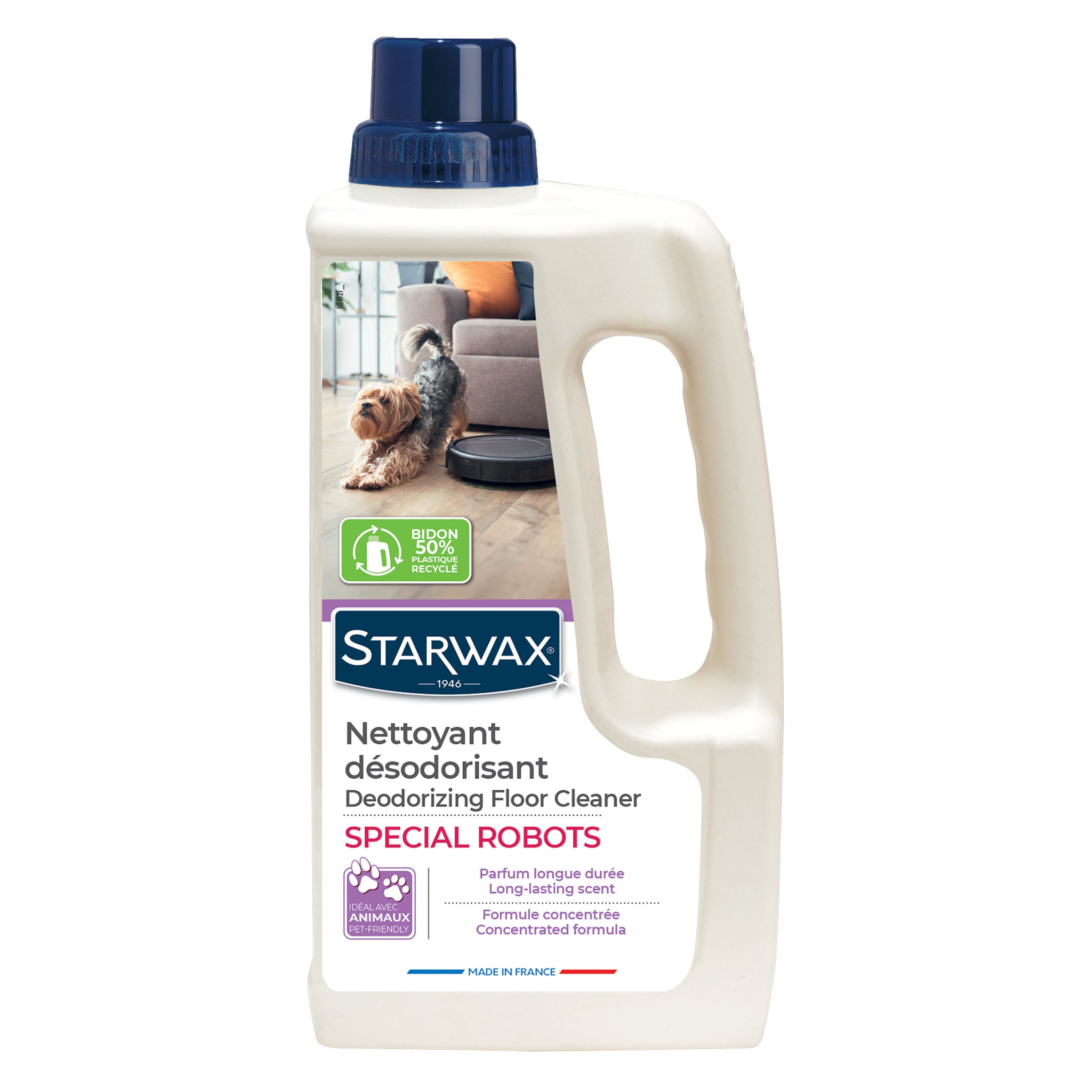 STARWAX - Nettoyant désodorisant Spécial Robot 1L Parfum longue durée