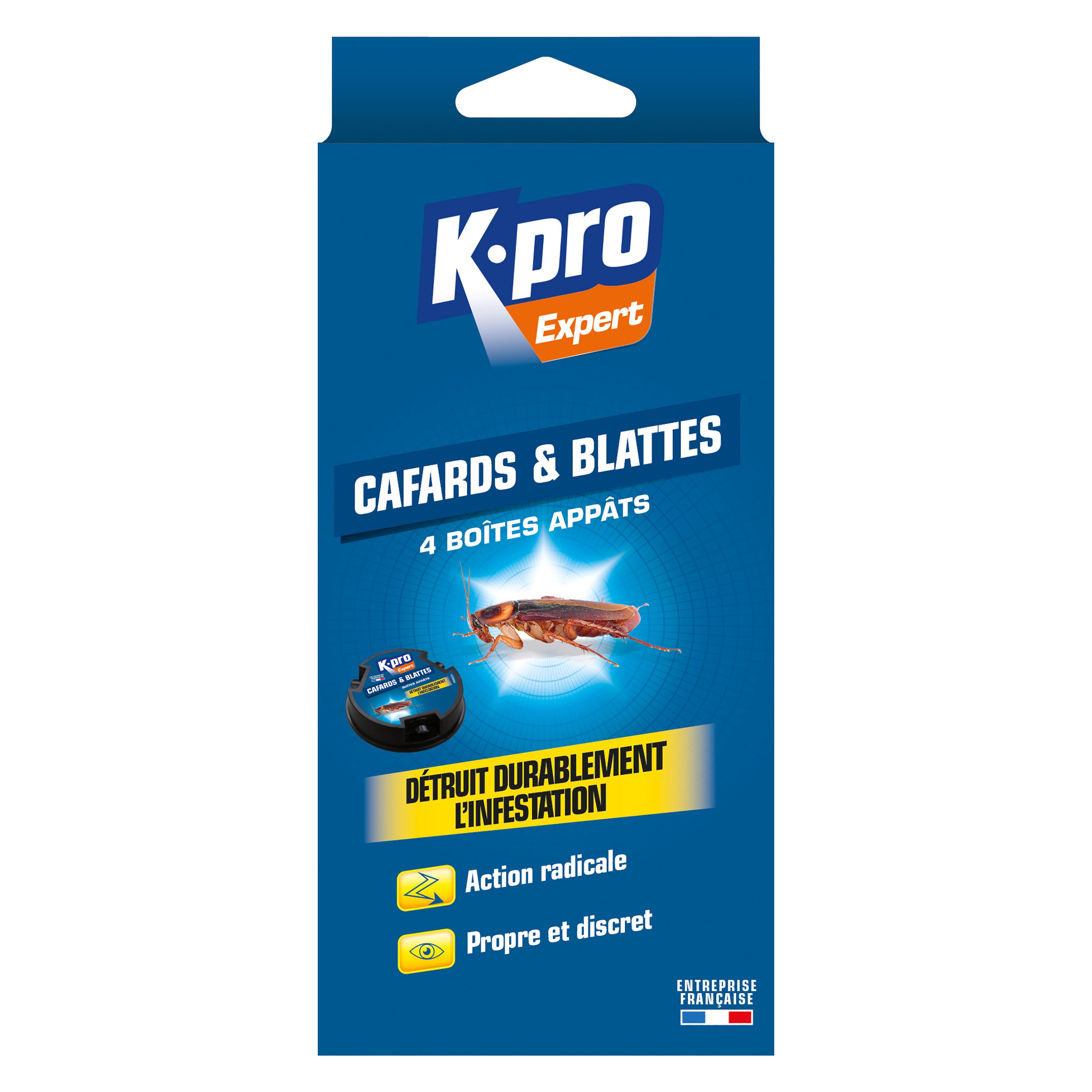 K.PRO - Boite appât cafards et blattes
 X4
