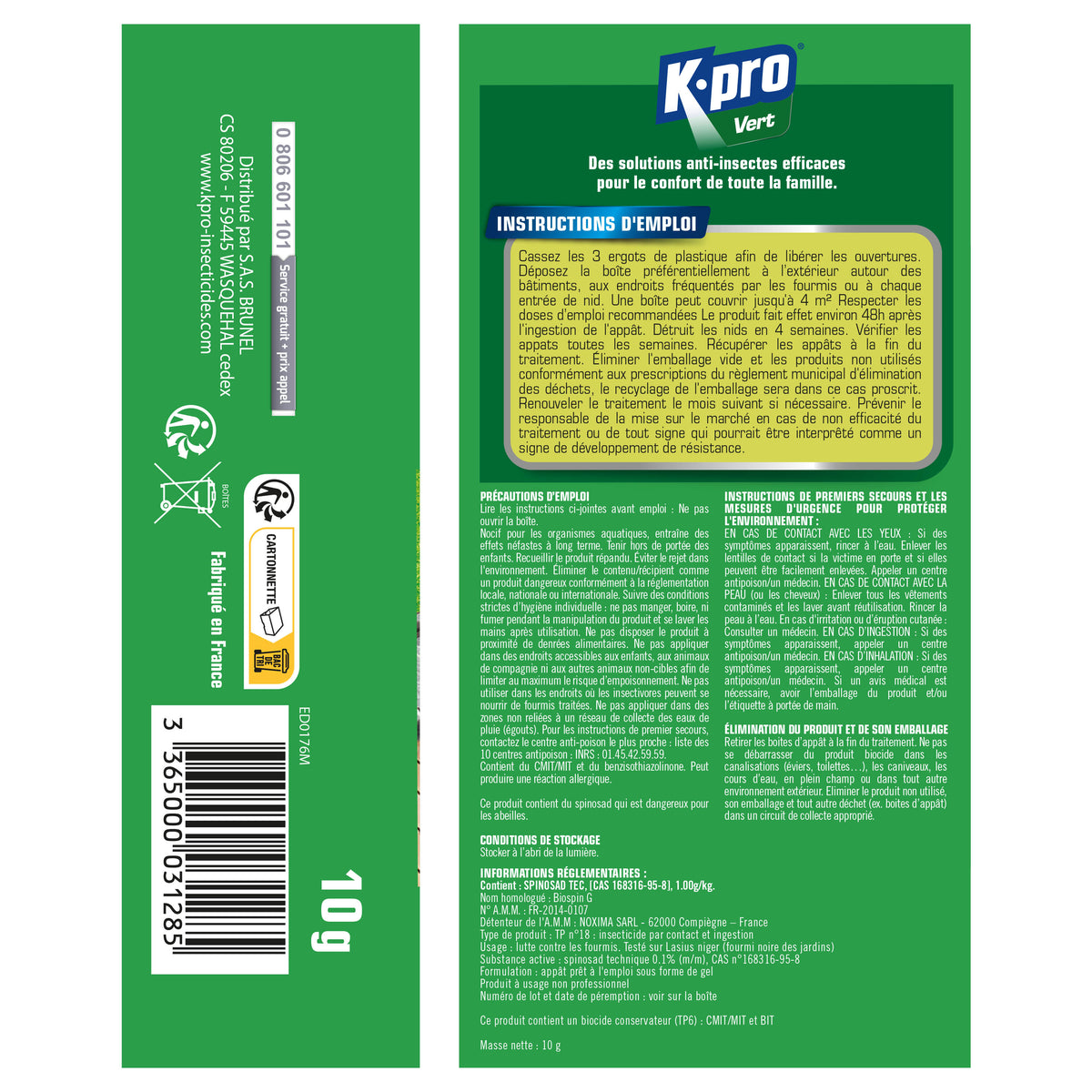 K.PRO - Boîte fourmis K.pro X1