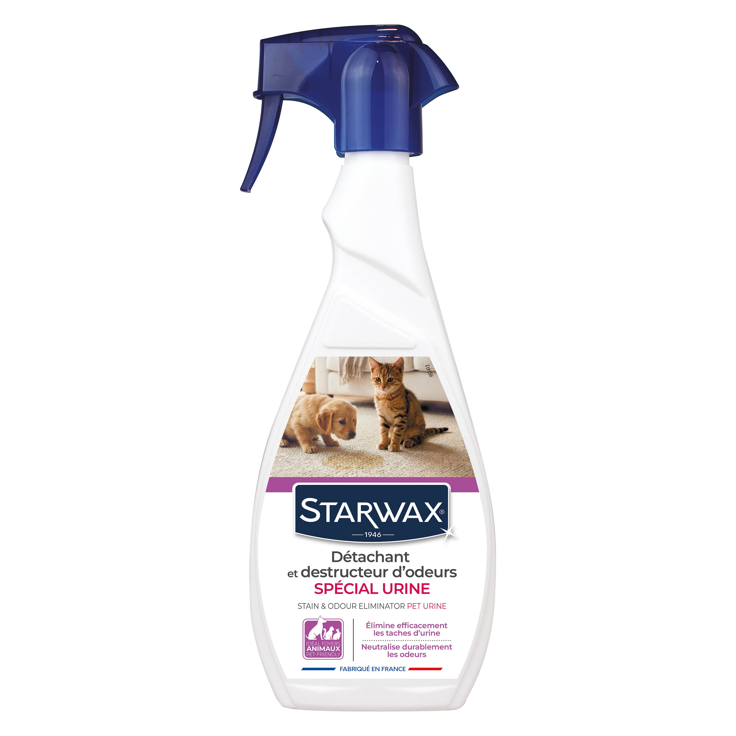 STARWAX - Détachant & destructeur d’odeurs spécial urine 500ML