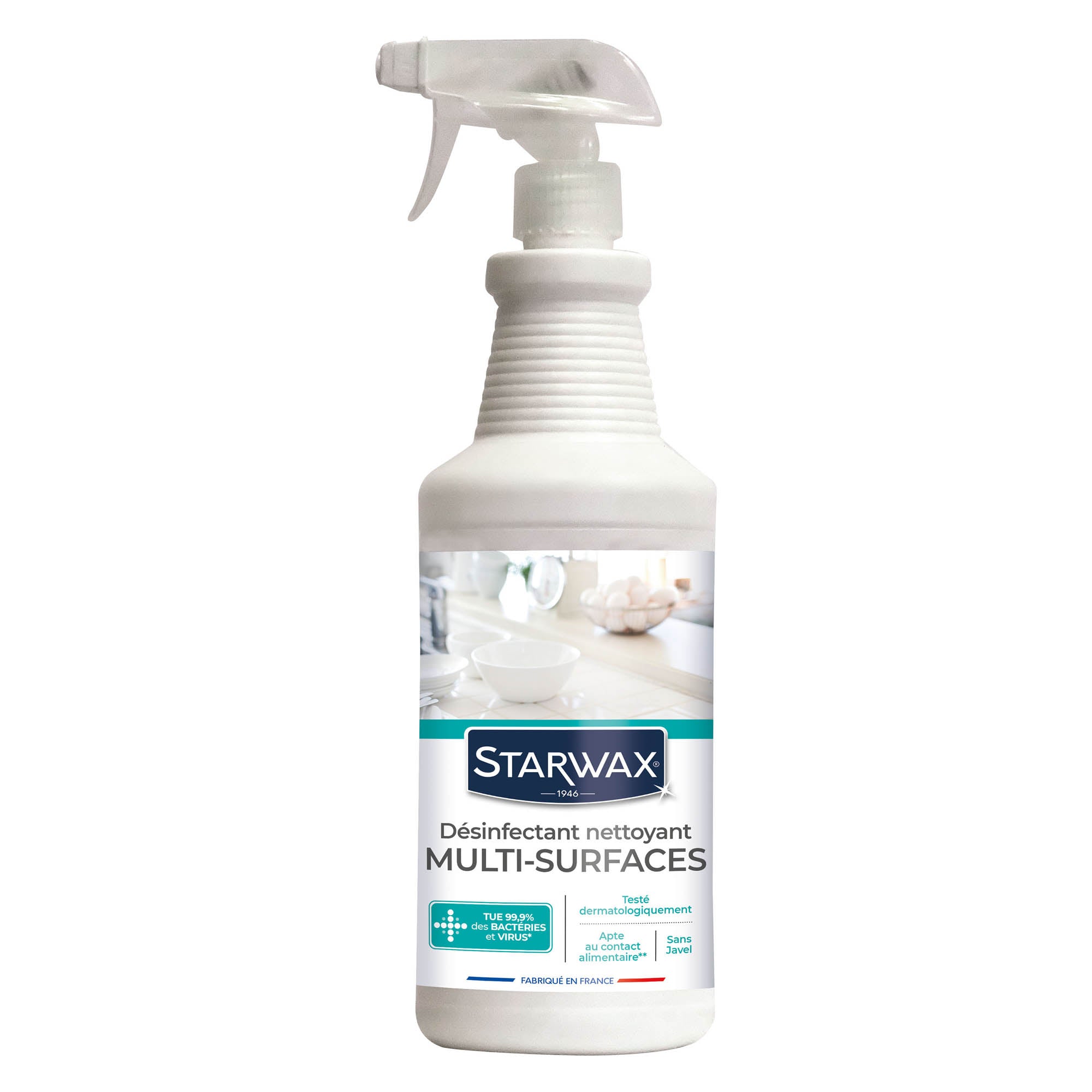 STARWAX - Désinfectant nettoyant multi-surfaces
 1L