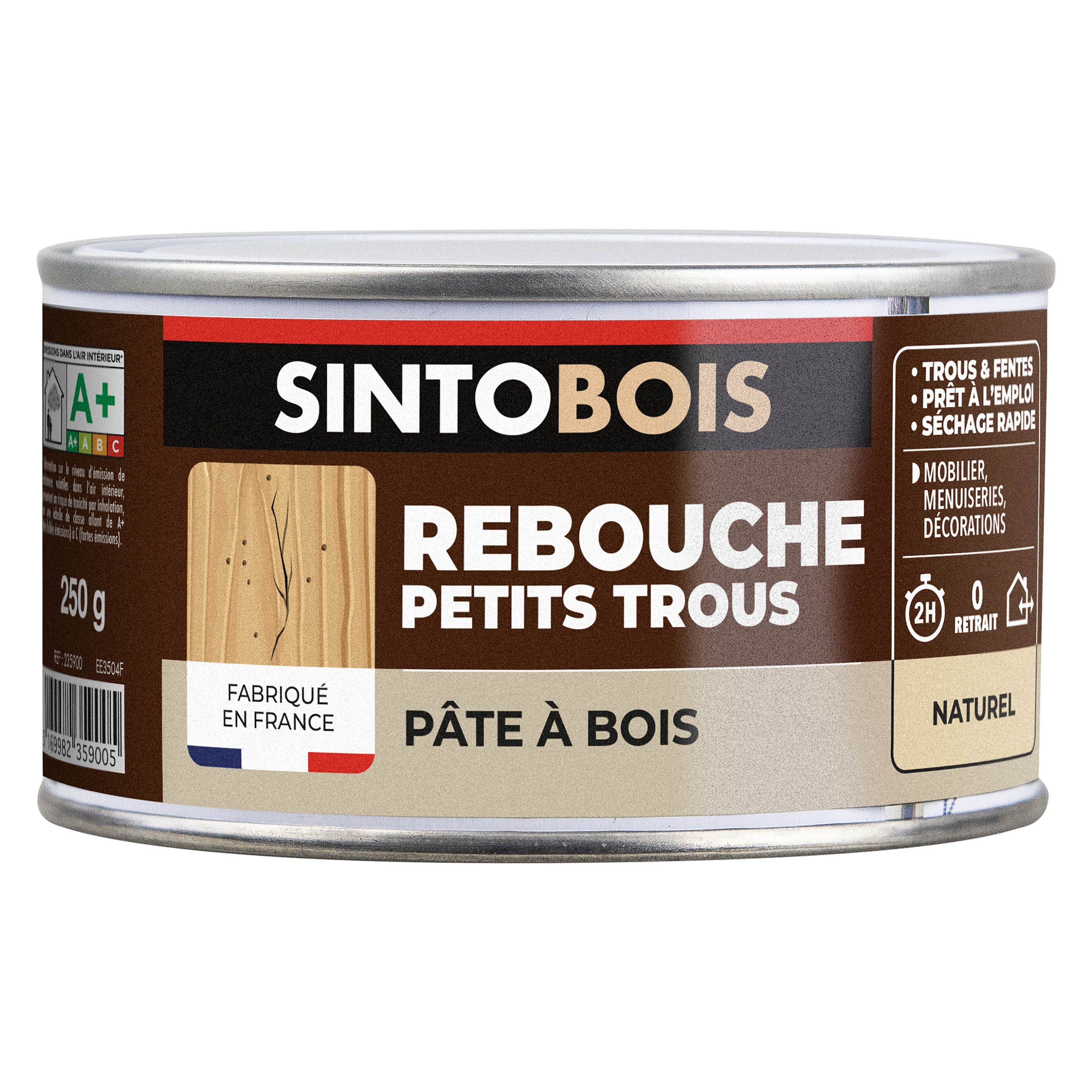 SINTO - Pâte à bois tradition 550ml Chêne clair