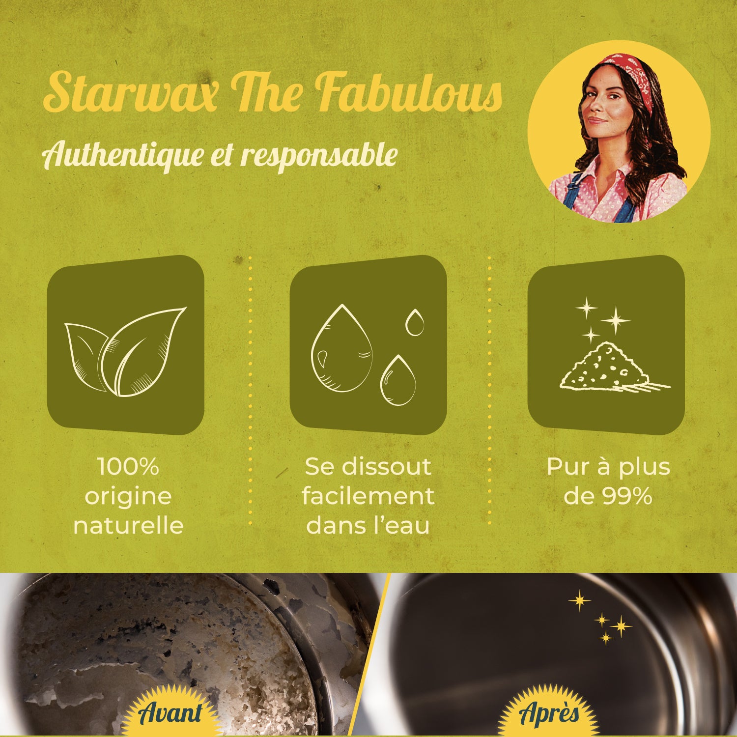 STARWAX FABULOUS - Acide citrique 400g