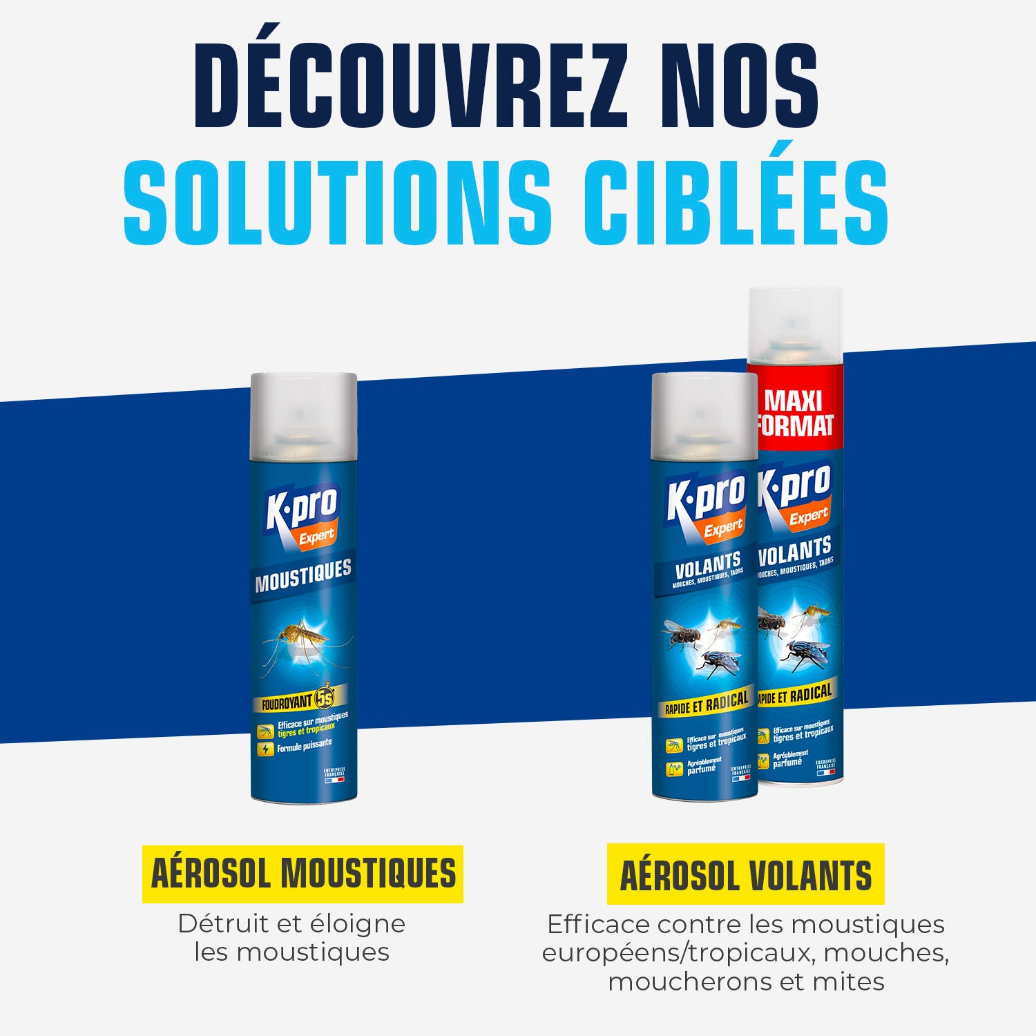 K.PRO - Aérosol insectes volants 750ml