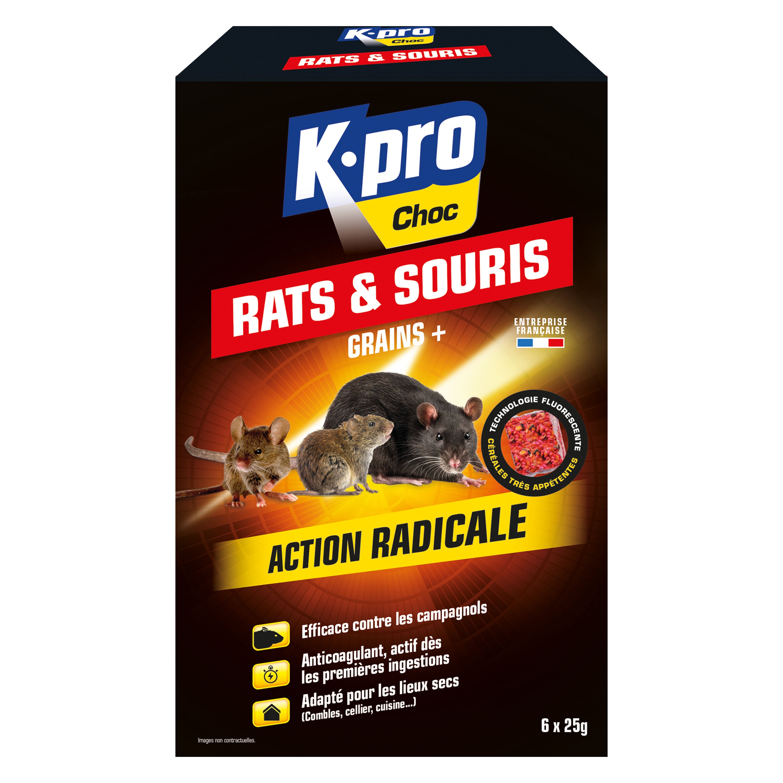 K.PRO - Grains rats et souris 150g