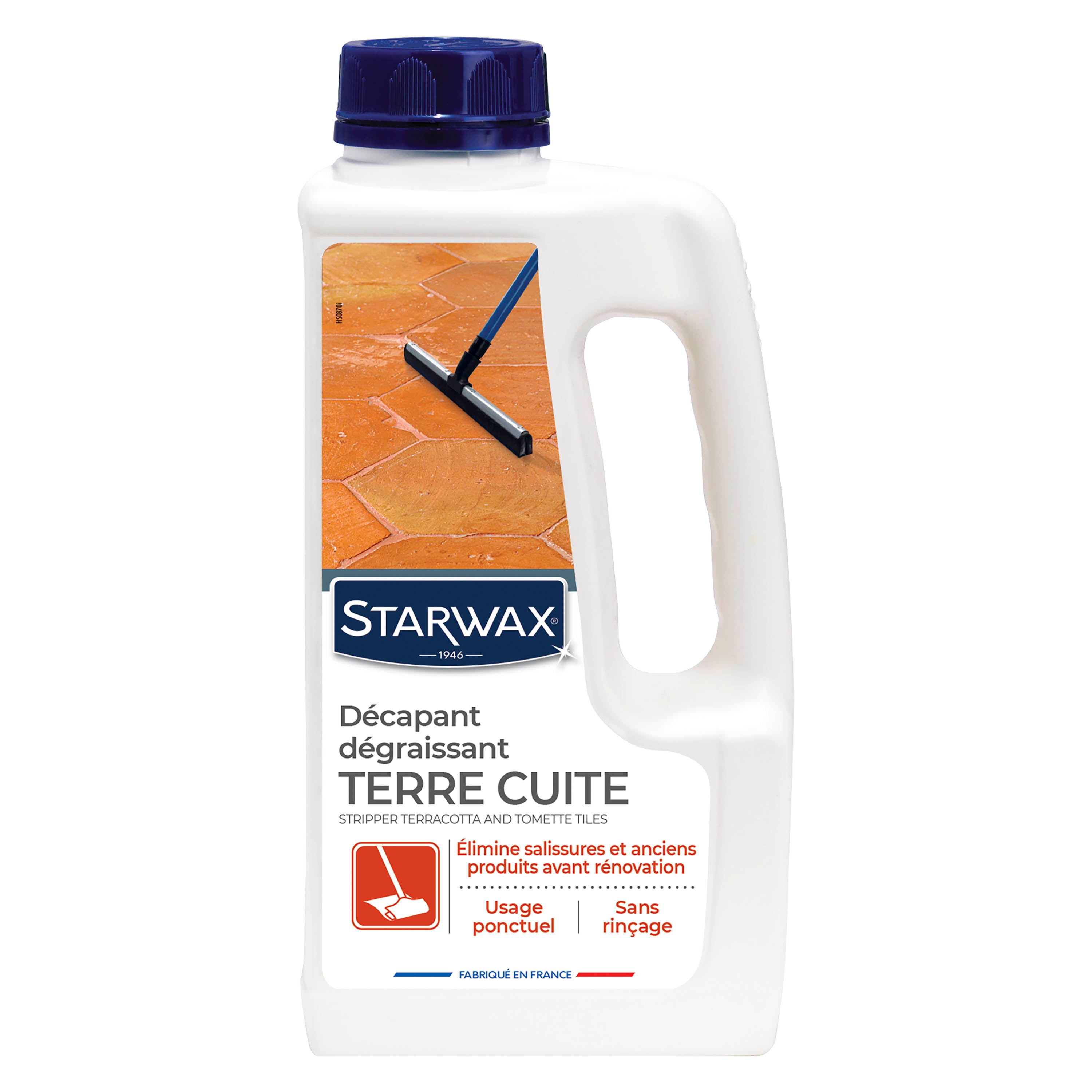 STARWAX - Décapant pour tomettes et terres cuites
 1L