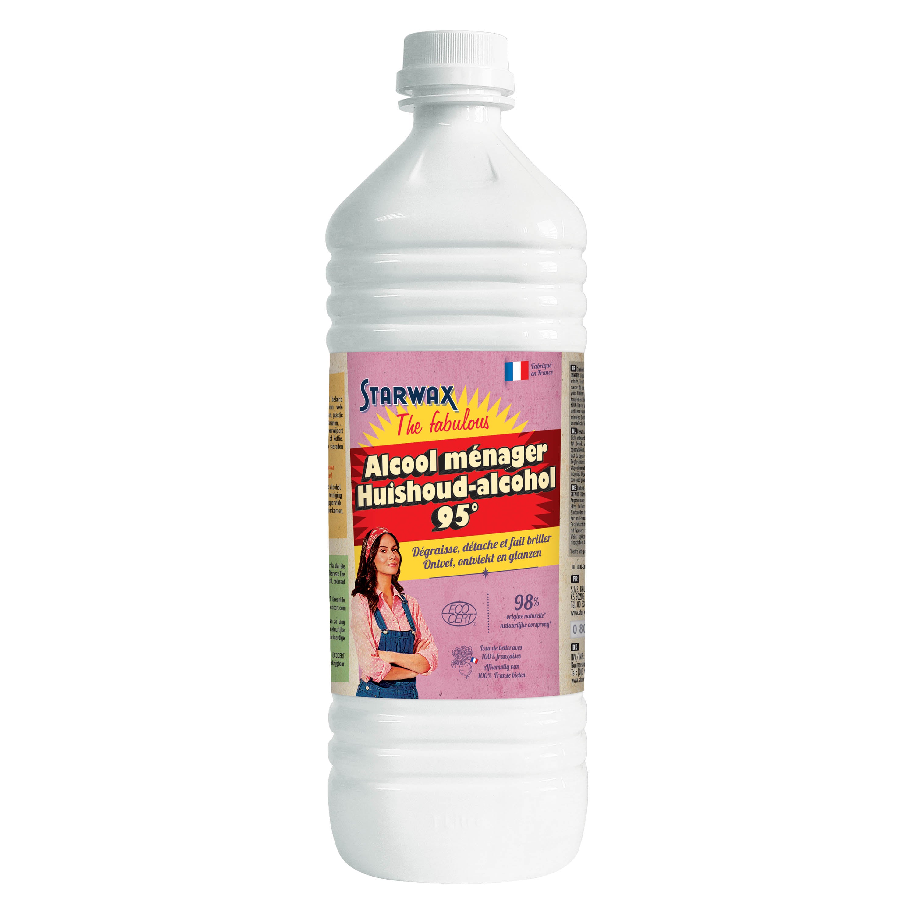 STARWAX FABULOUS - Alcool ménager 9.5° 1L