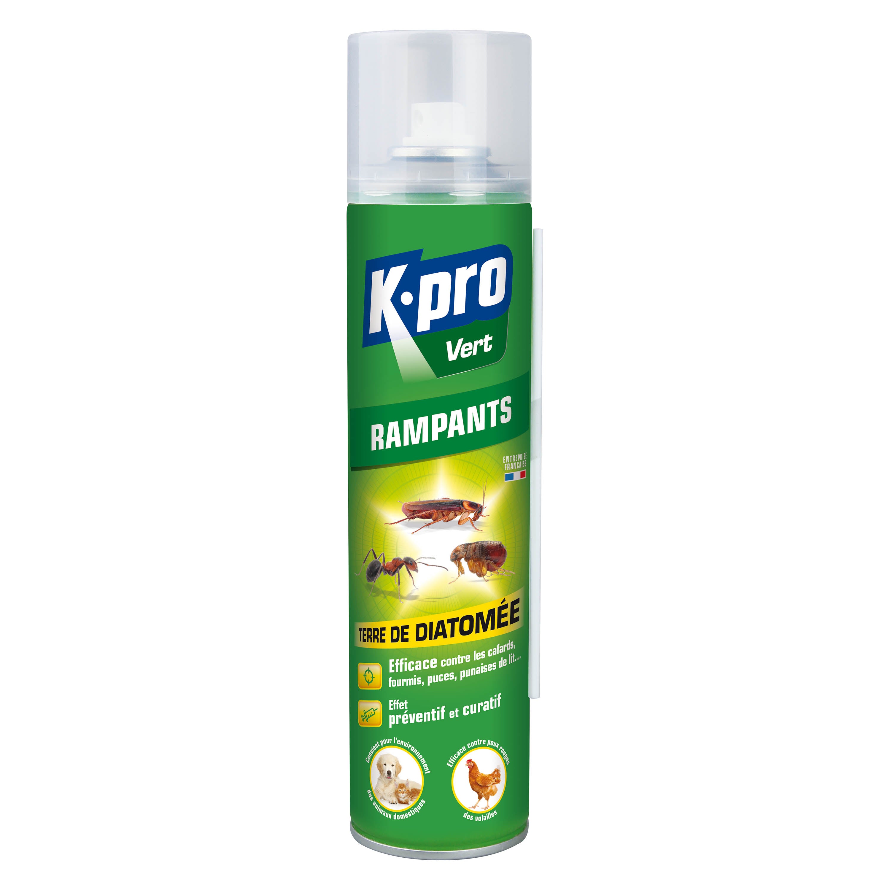 K.PRO - Aérosol Terre de diatomée
 400ml
