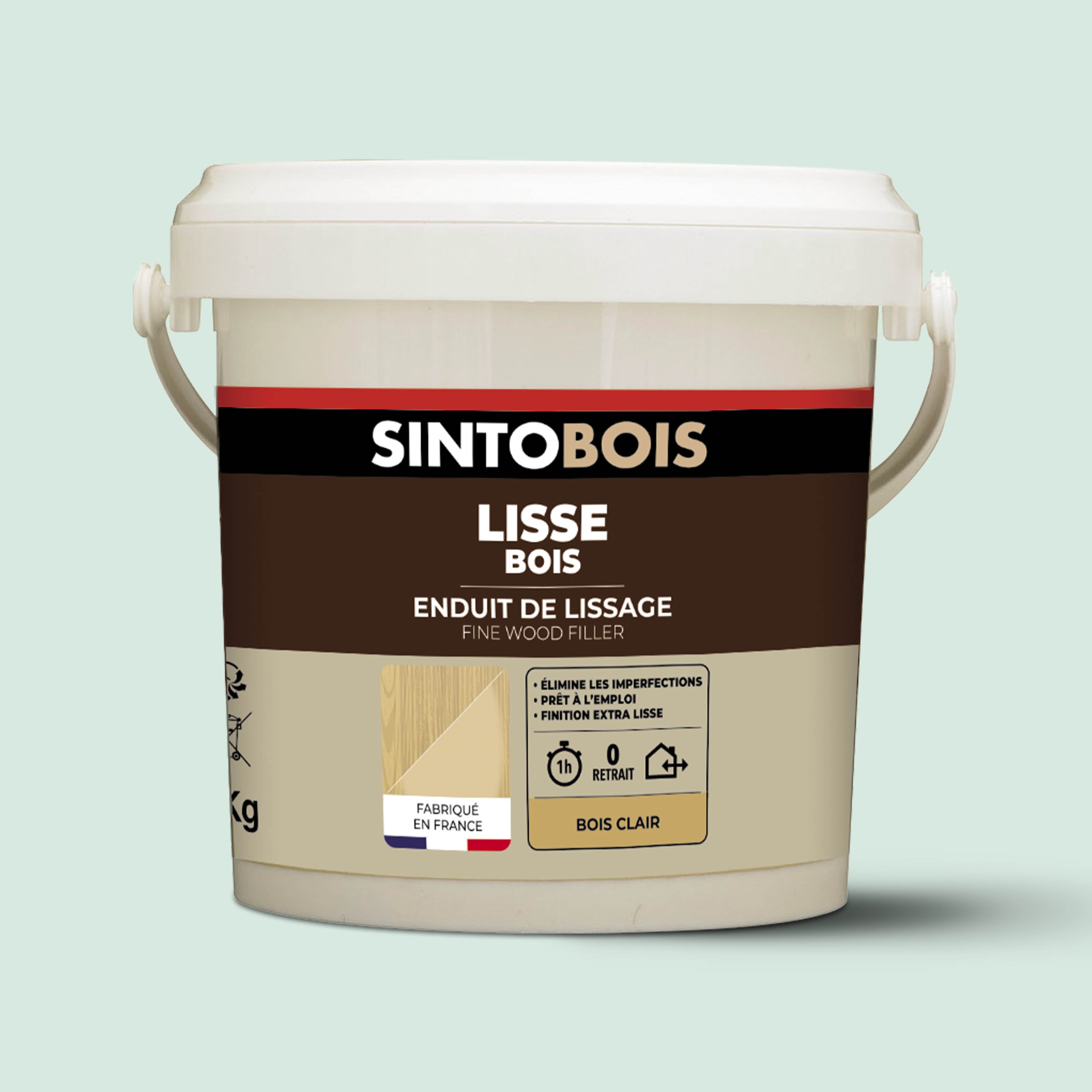 SINTO - Lisse parfaitement le bois 250g Bois clair