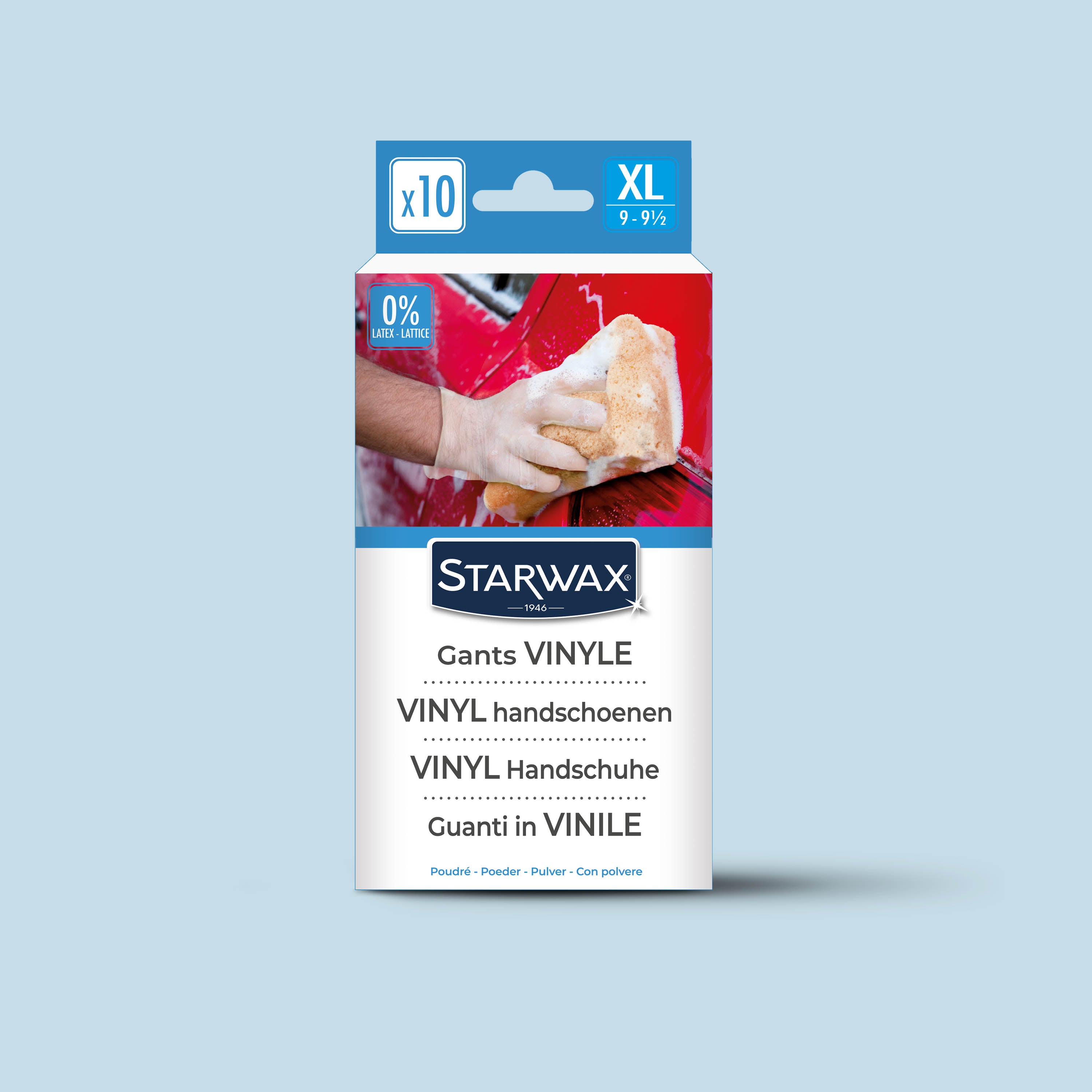 STARWAX - Gants vinyle X10 M