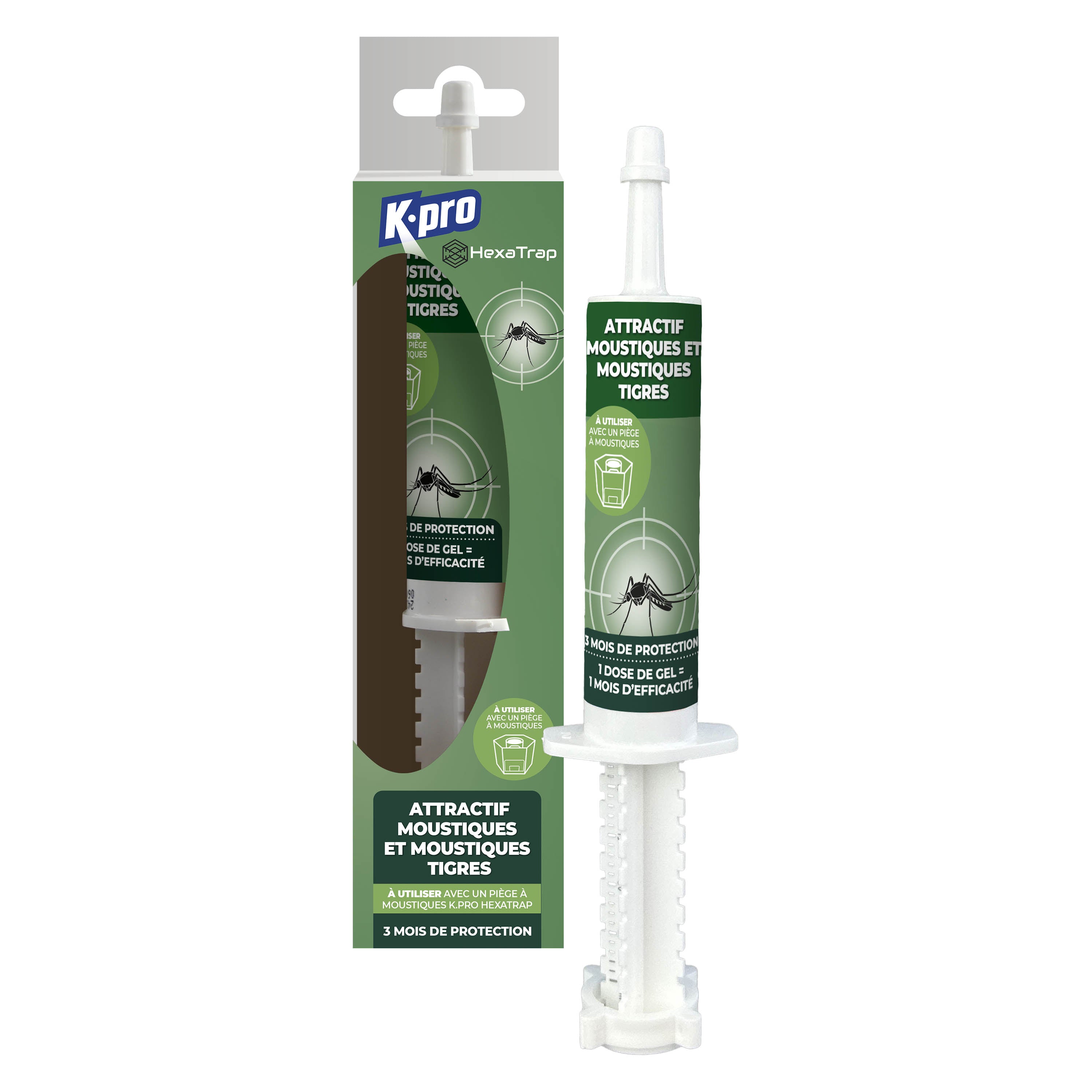 K.PRO - Attractif à moustiques 1 seringue 30g