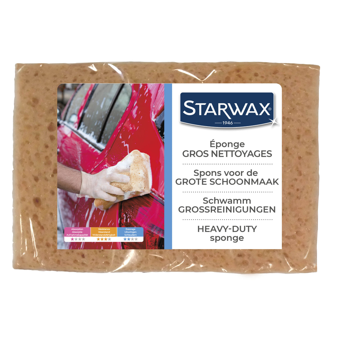 STARWAX - Eponge gros nettoyages X1