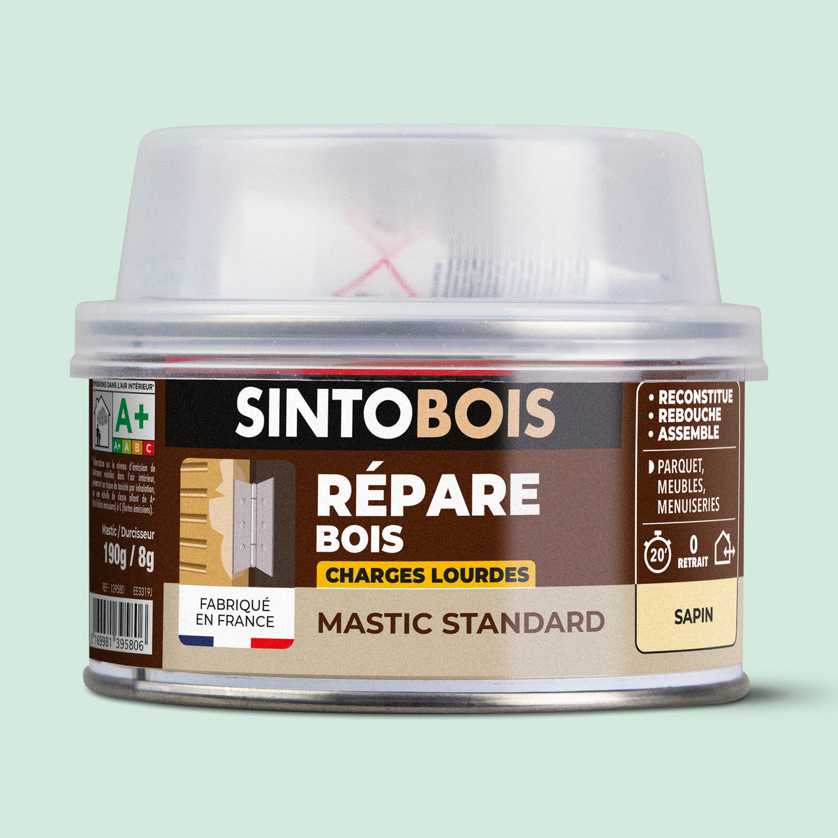 SINTO - Reconstitue bois charges lourdes 170ml Chêne
