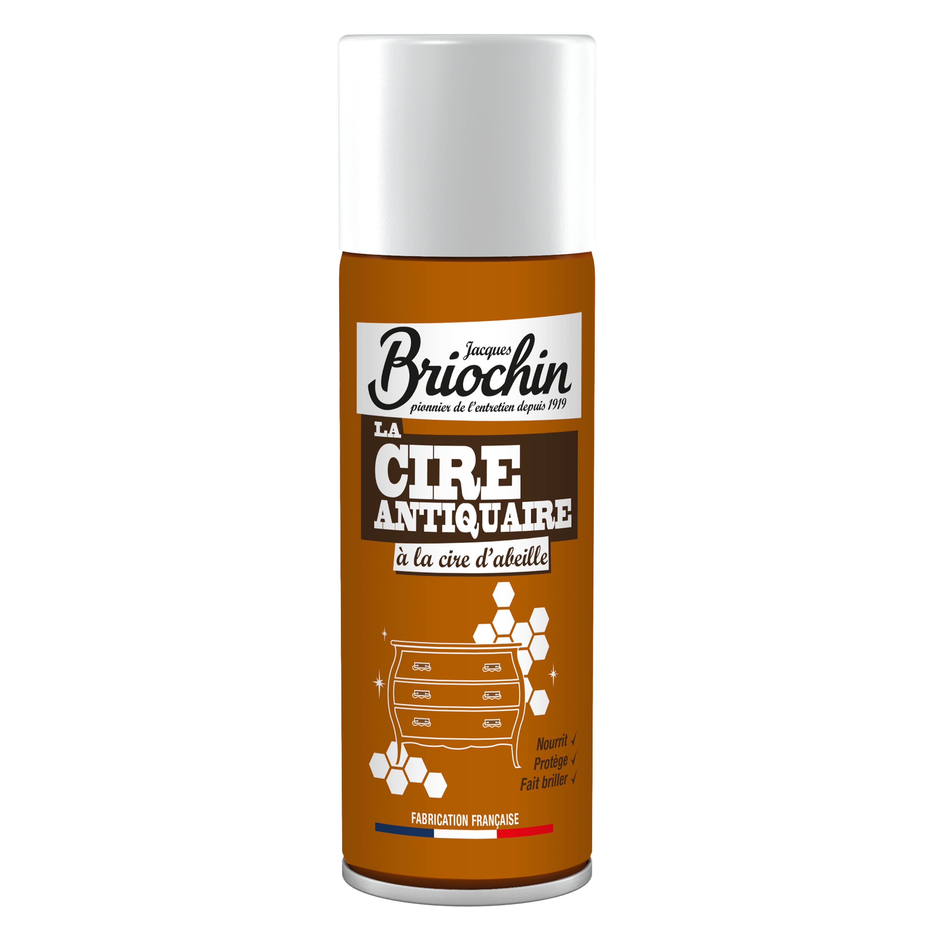 JACQUES BRIOCHIN - Cire antiquaire à la cire d'abeille 400ml