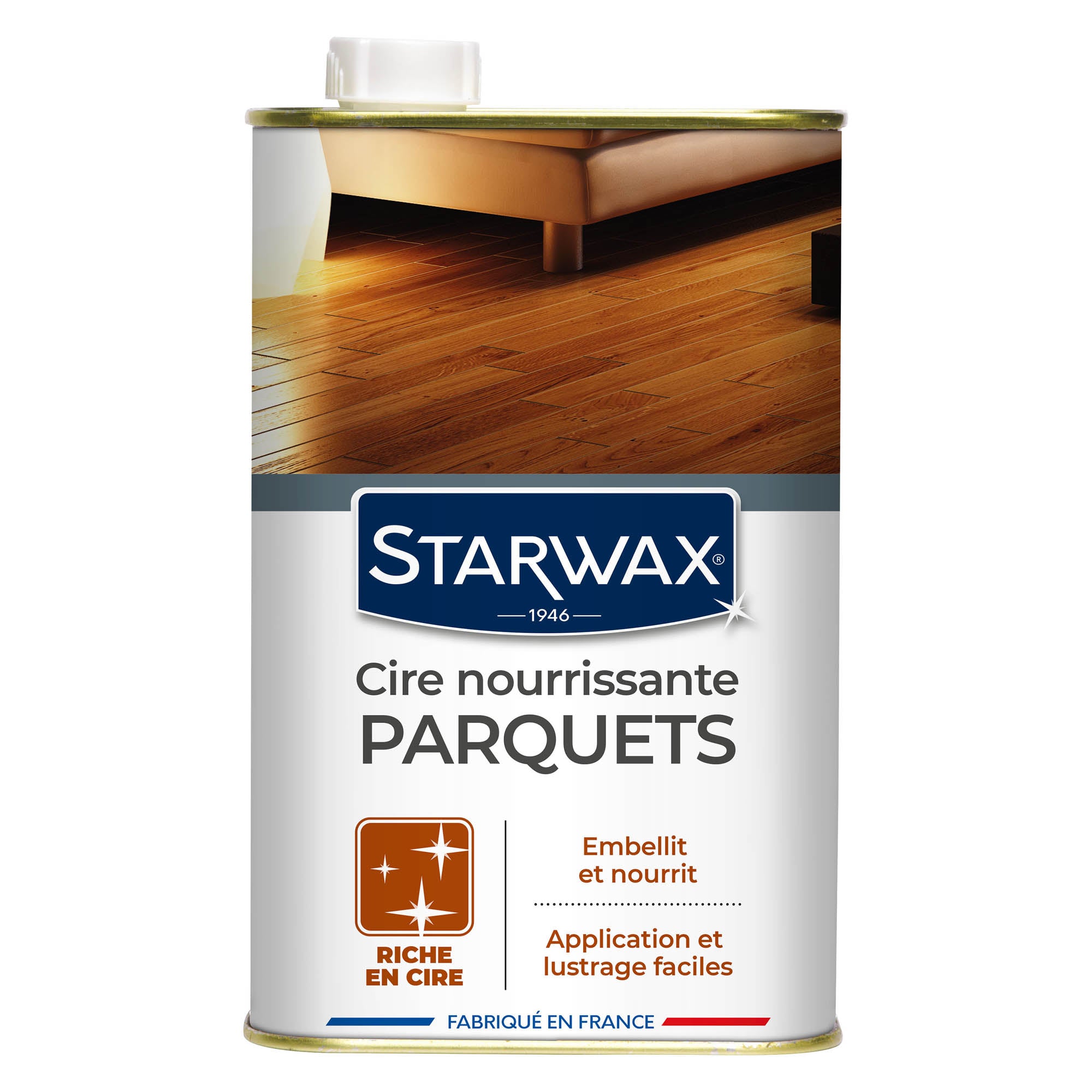 STARWAX - Cire concentrée pour parquets cirés 1L