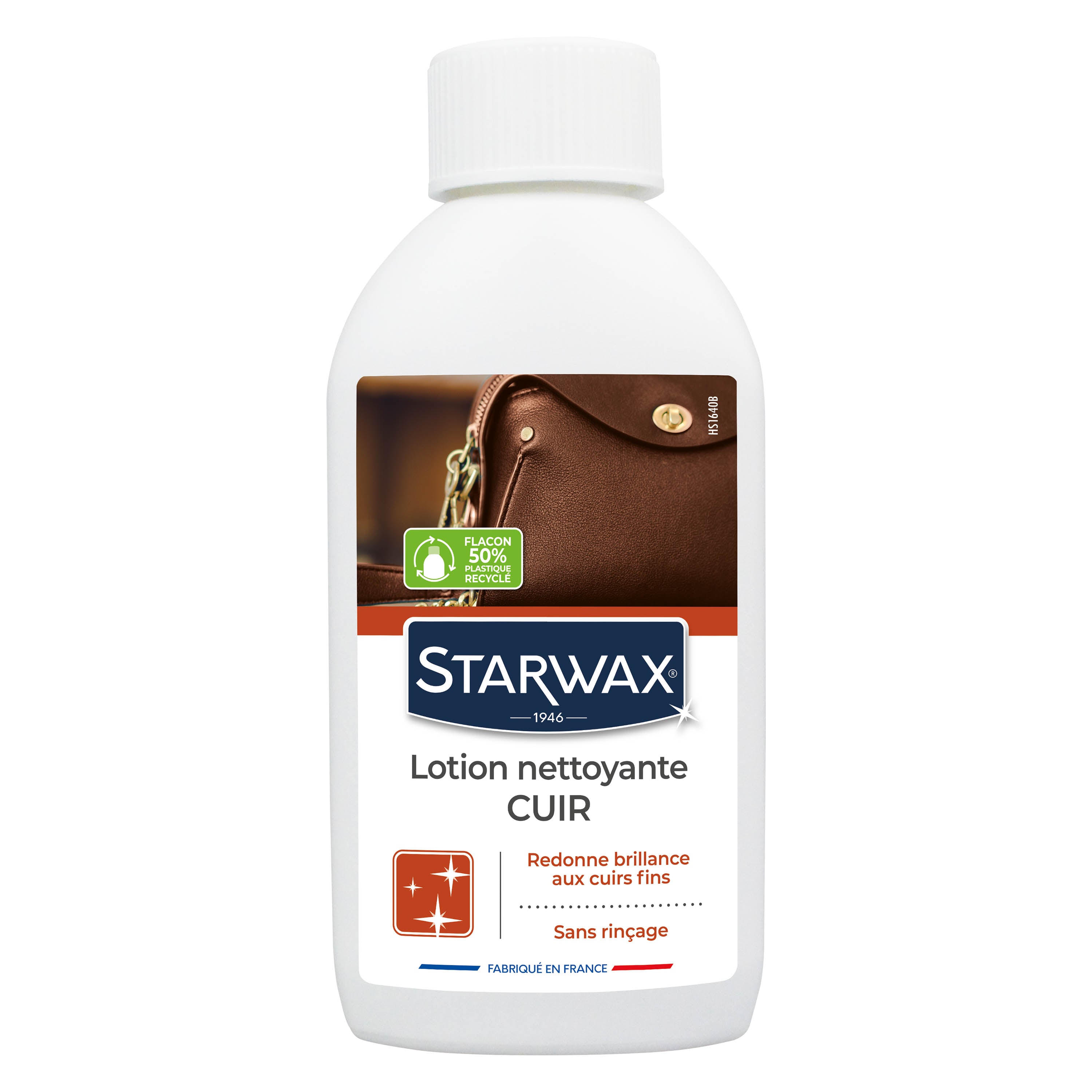 STARWAX - Lotion nettoyante sans rinçage pour cuirs délicats 200ml