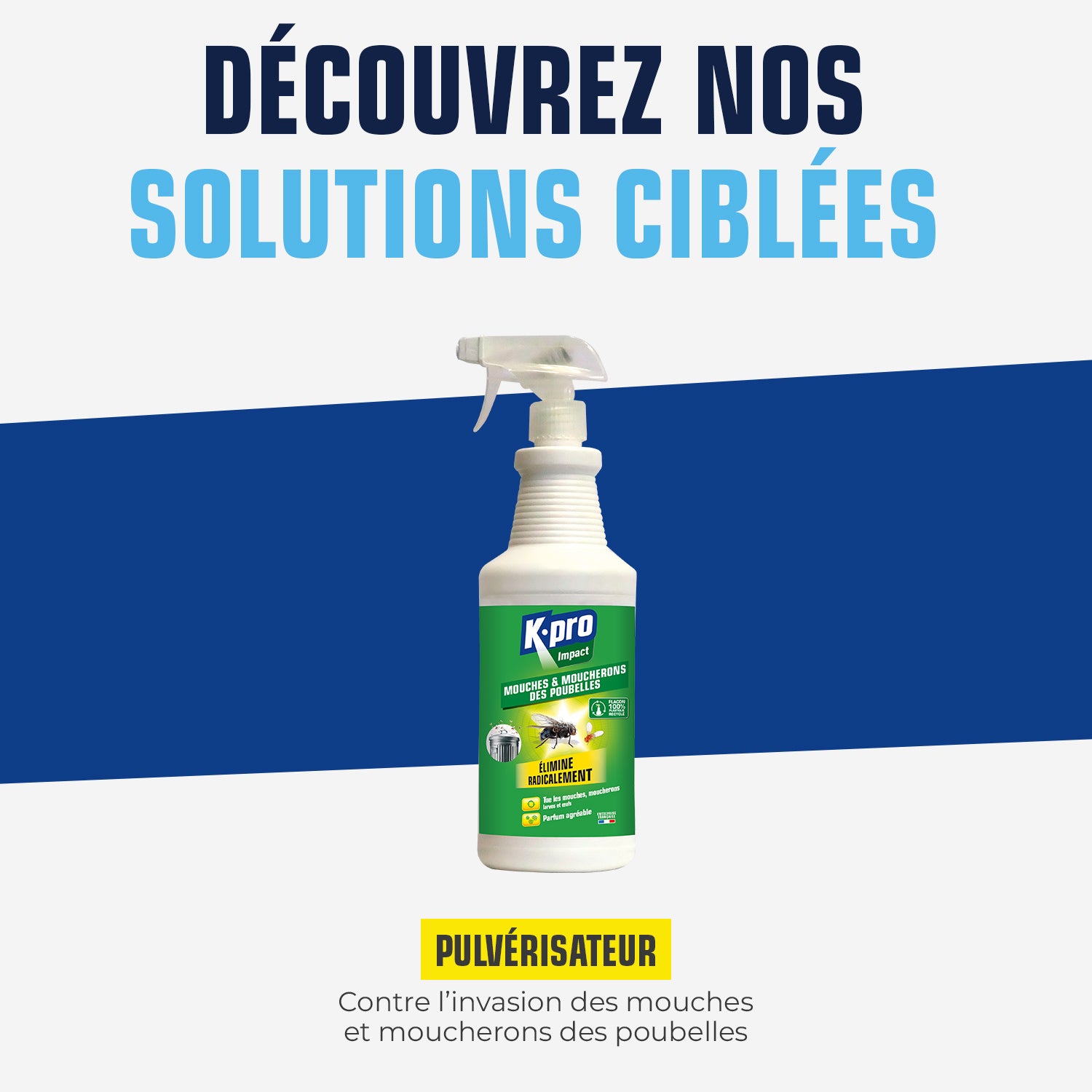 K.PRO - Pulvérisateur mouches des poubelles 1L