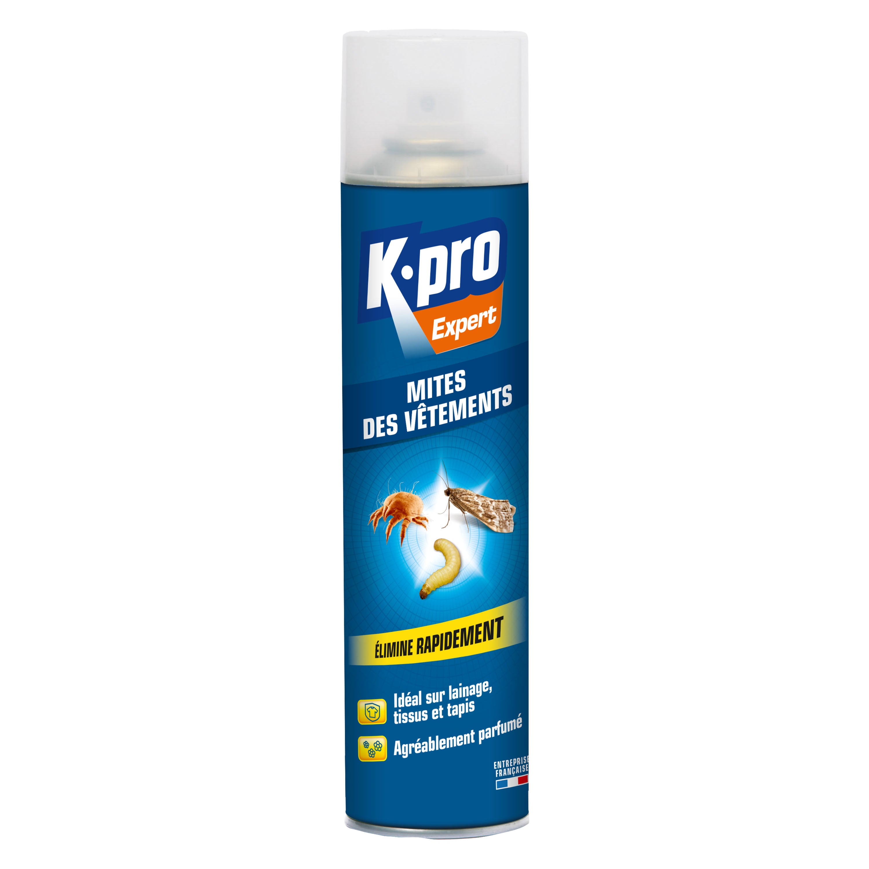 K.PRO - Aérosol mites des vêtements 400ml