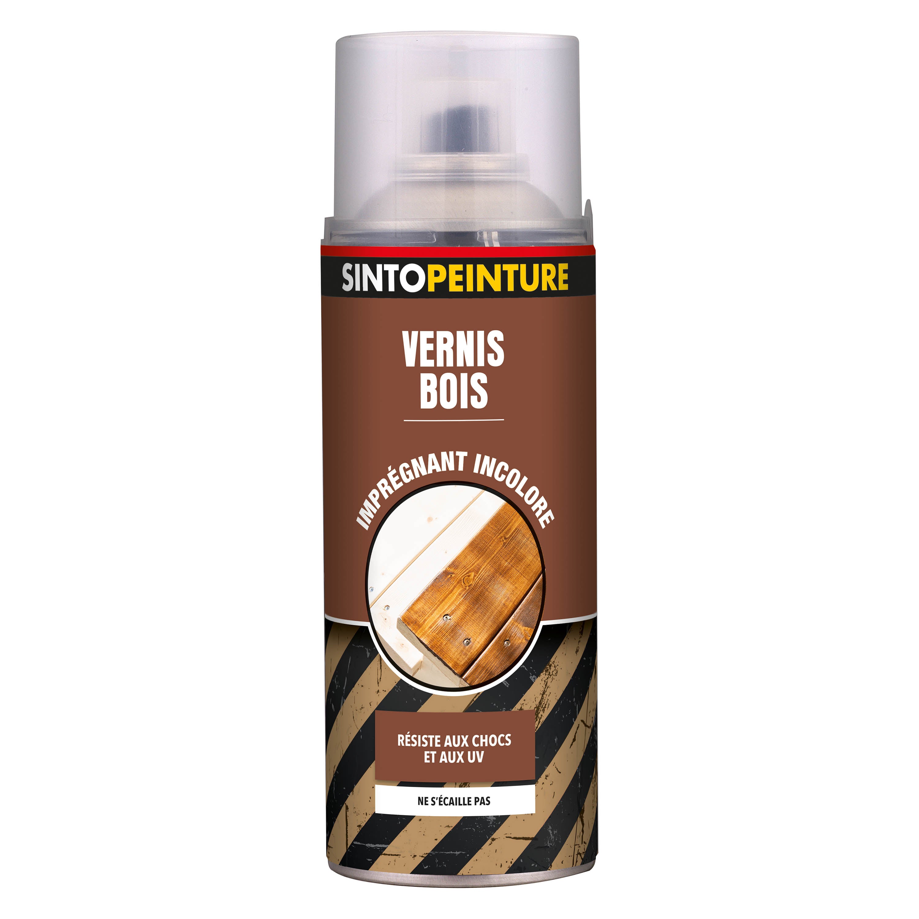 SINTO - Aérosol vernis bois 400ml Satiné