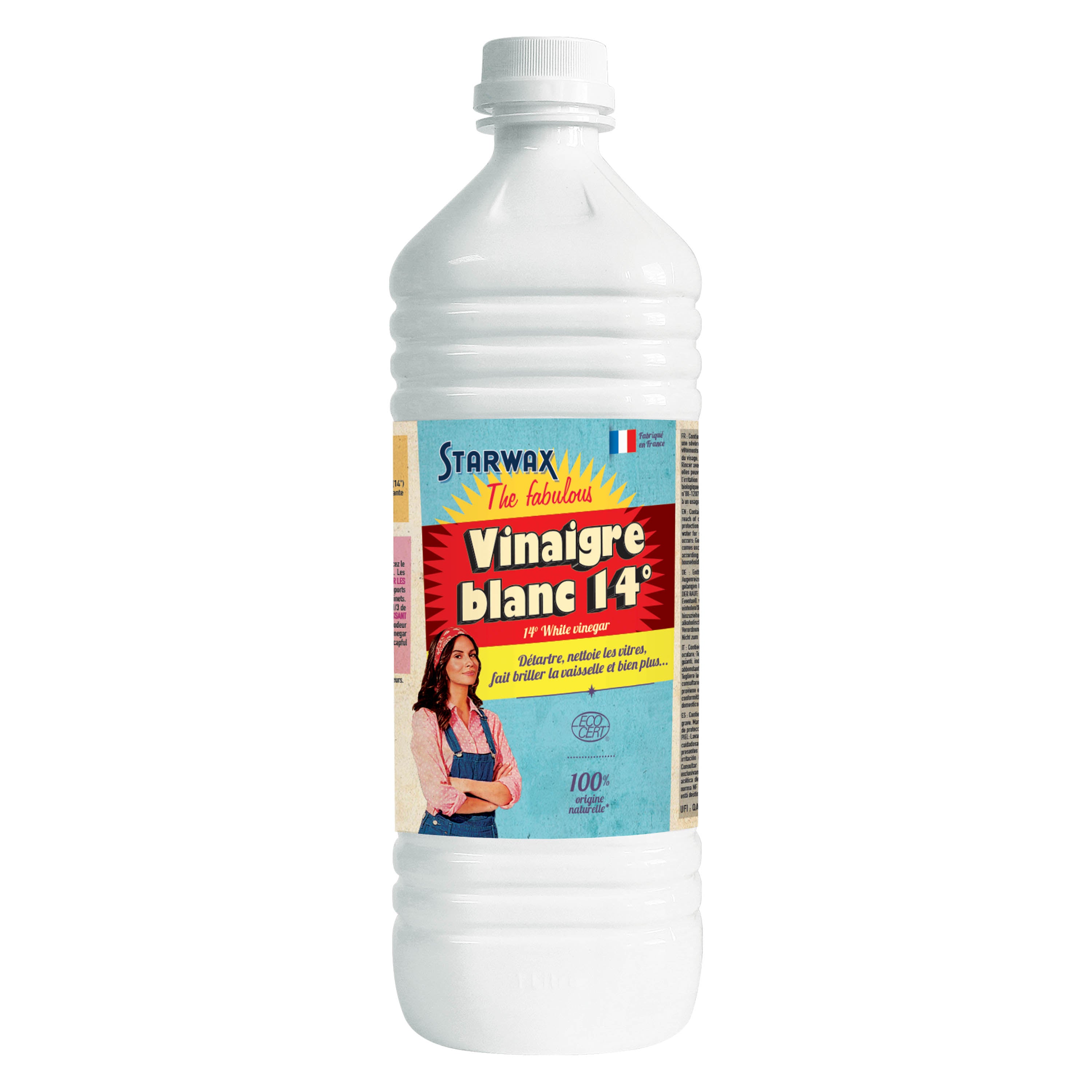 STARWAX FABULOUS - Vinaigre blanc 14° 1L