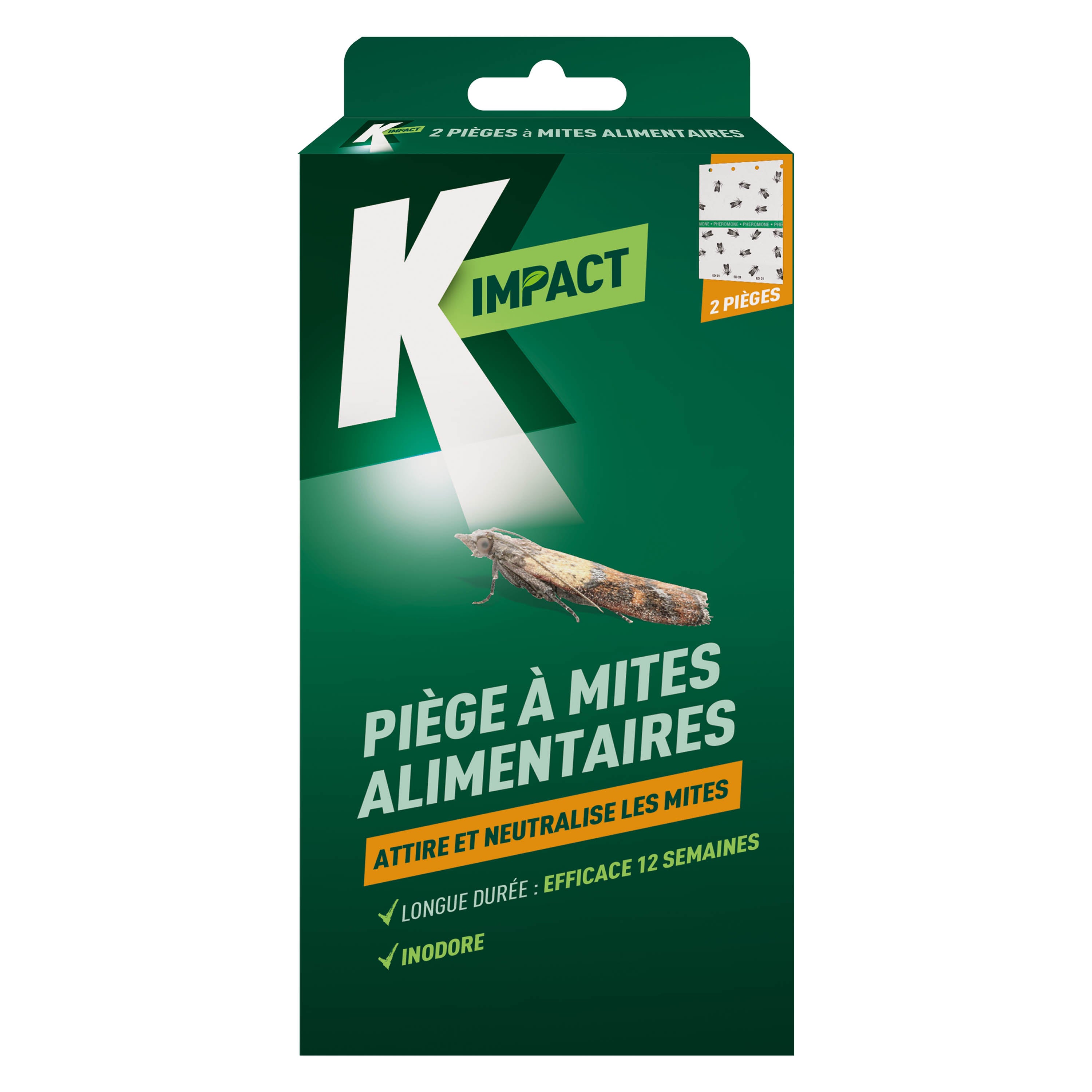 K - Pièges à mites alimentaires x 2