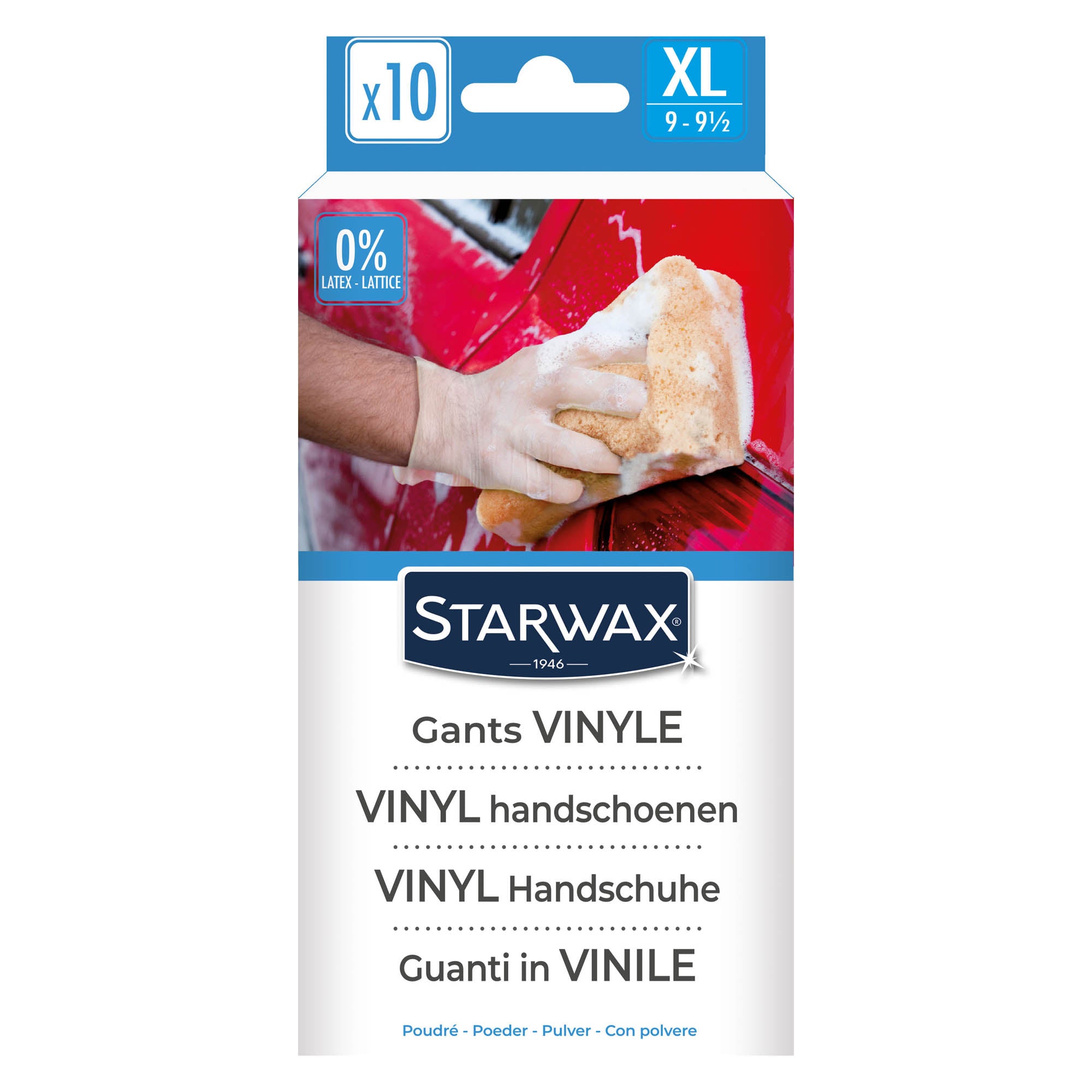 STARWAX - Gants vinyle X10 M