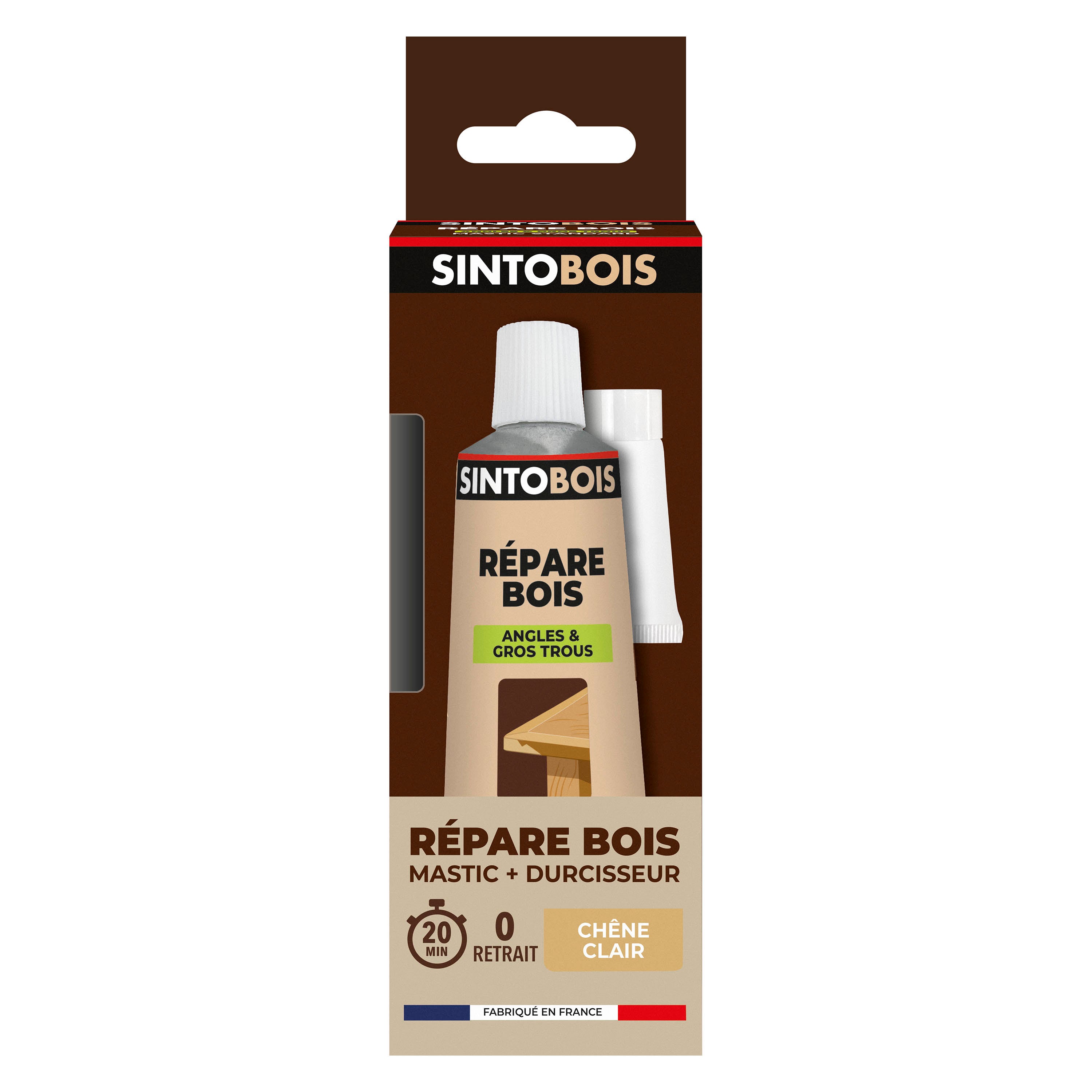 SINTO - Reconstitue angles et gros trous 500ml Chêne