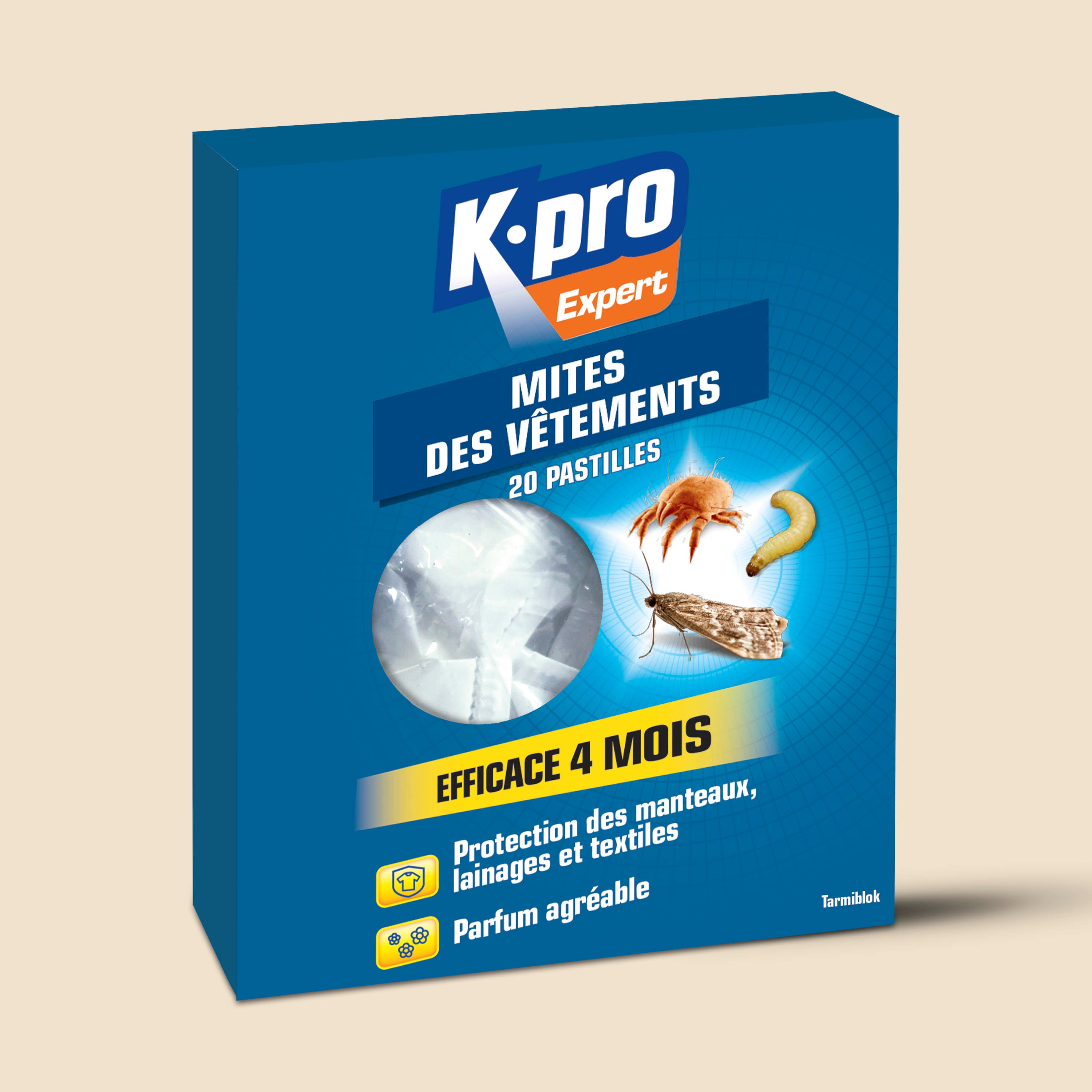 K.PRO - Pastilles mites des vêtements
 X20