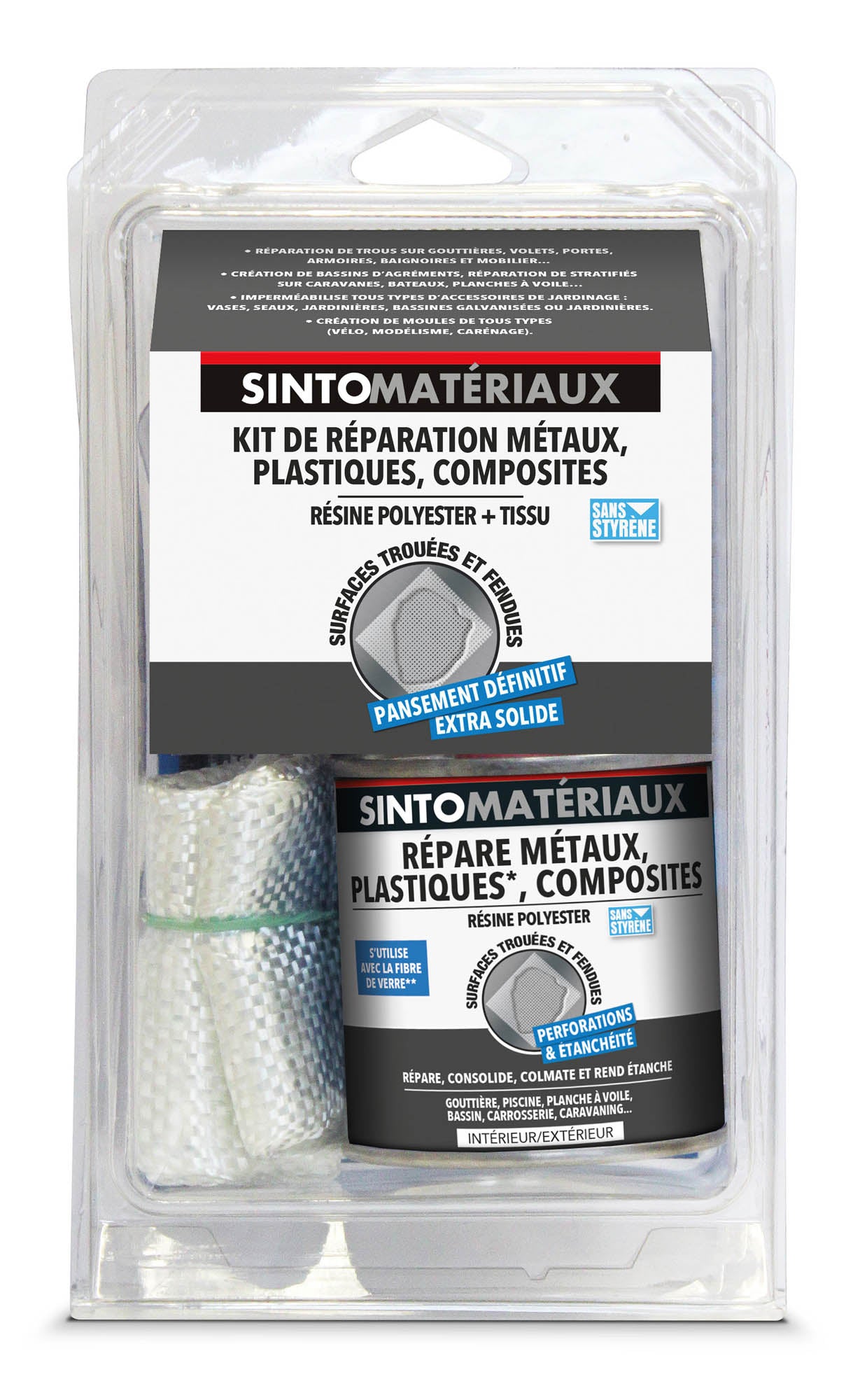SINTO - Kit résine et tissu 250ml