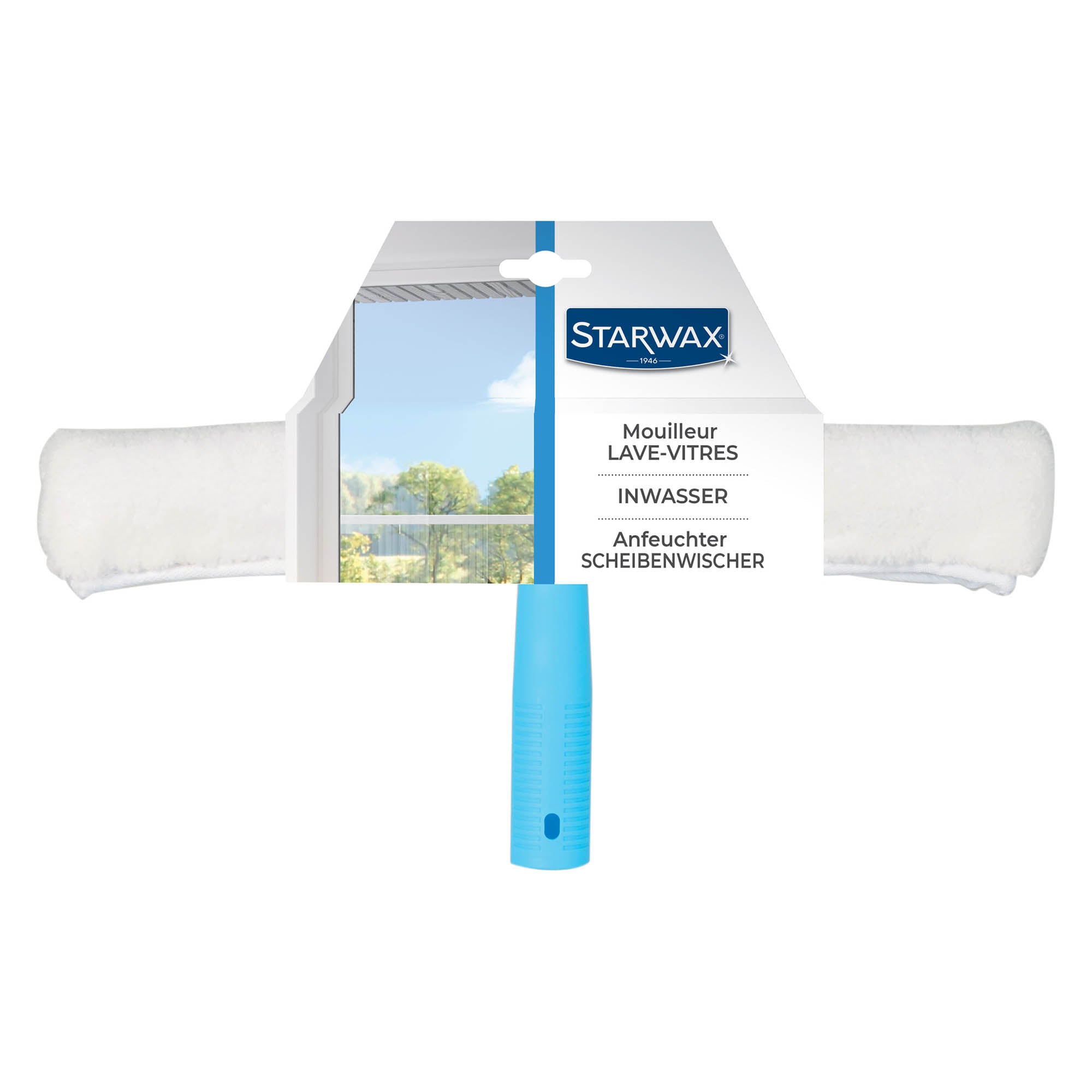 STARWAX - Mouilleur avec housse microfibre pour vitres
 X1
