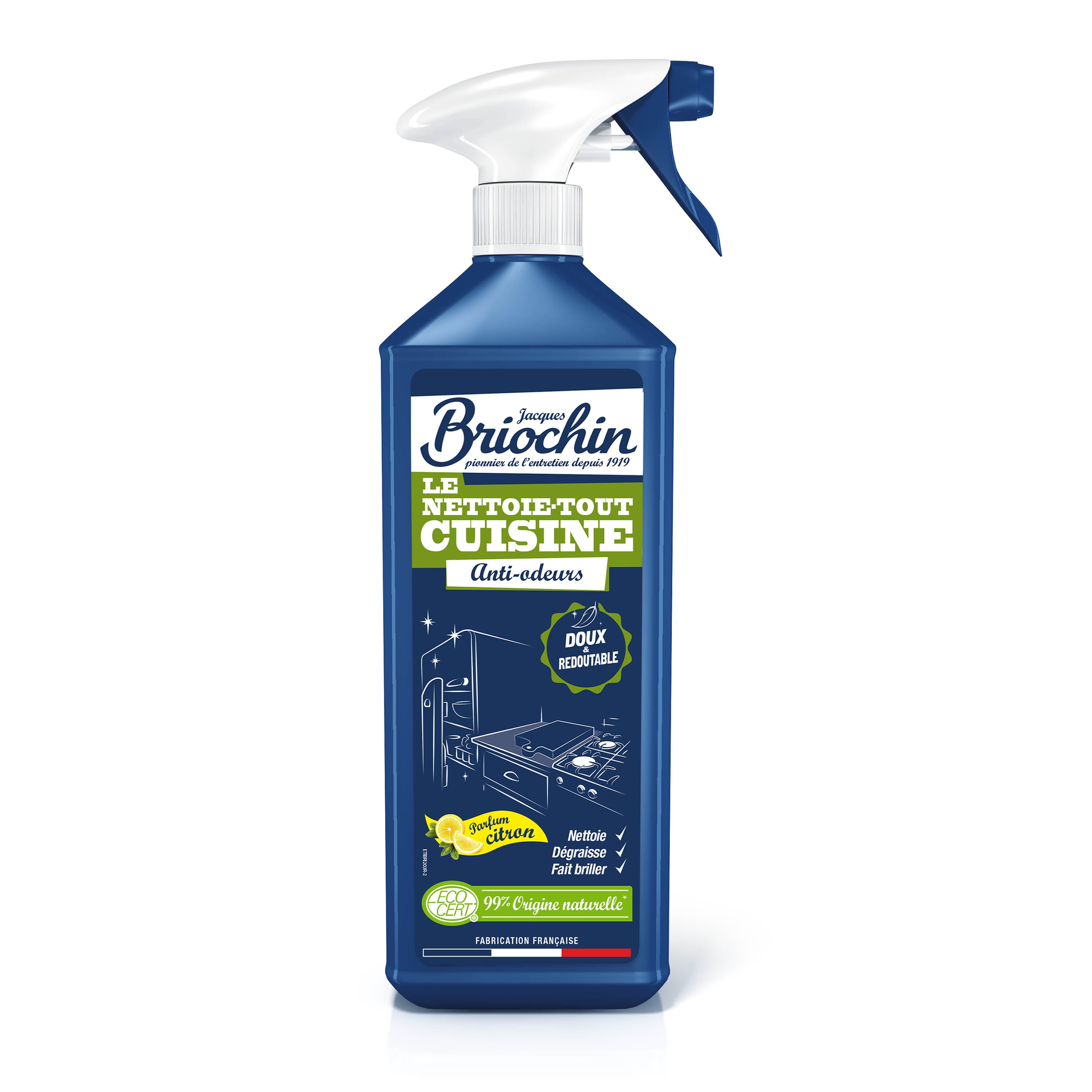 JACQUES BRIOCHIN - Le Nettoie-tout Cuisine 750ml Citron / Cyprès