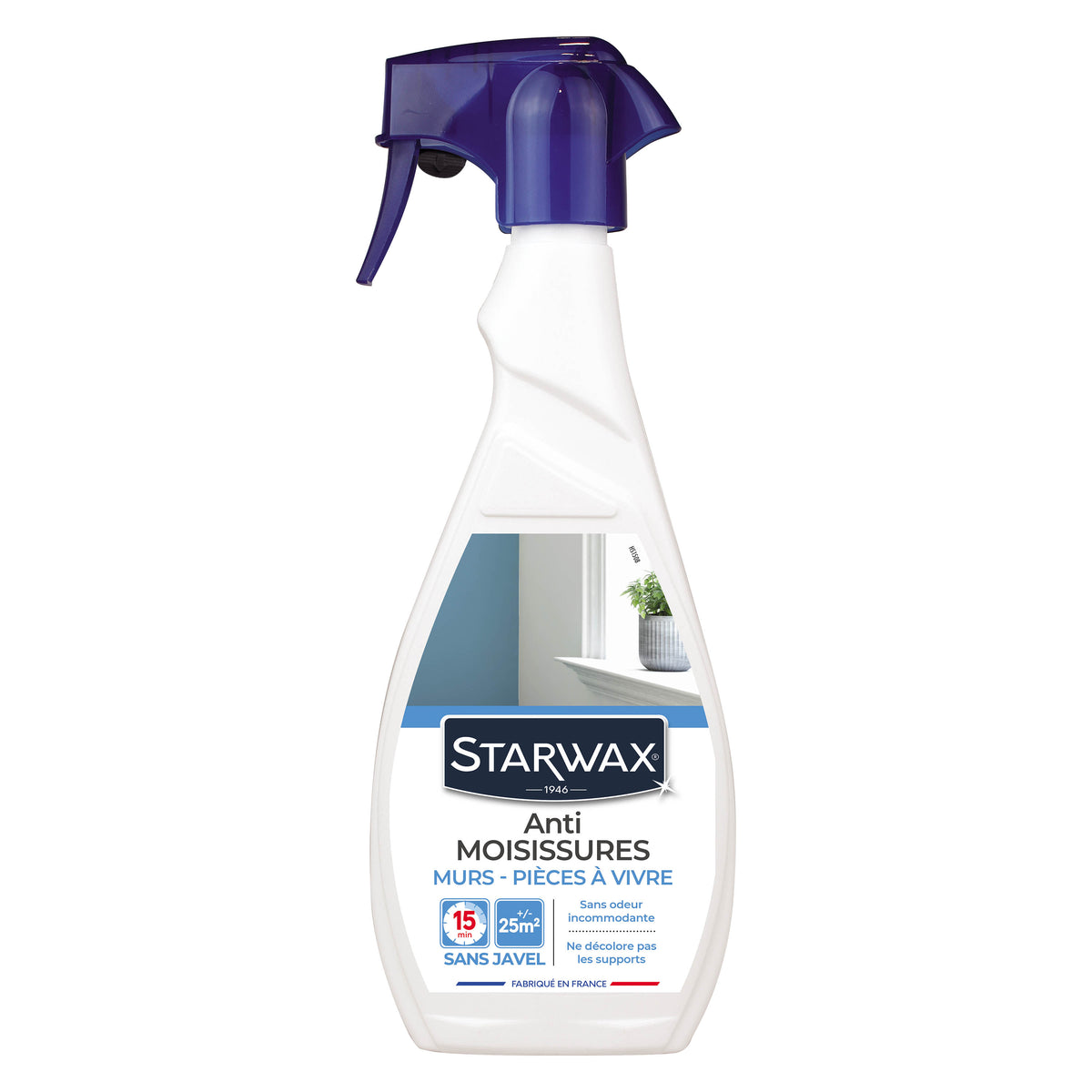 STARWAX - Anti-moisissures pour murs et pièces à vivre 500ml