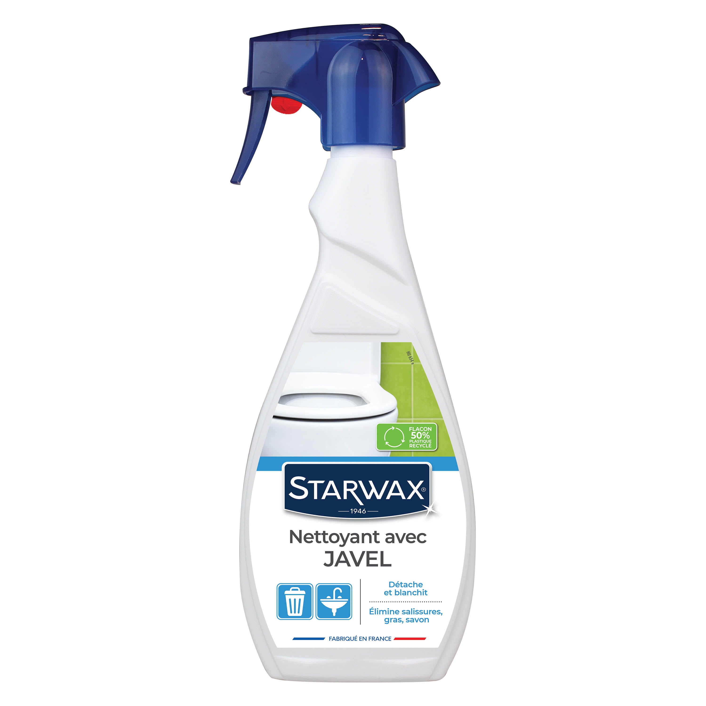 STARWAX - Nettoyant javel pour salle de bains 500ml