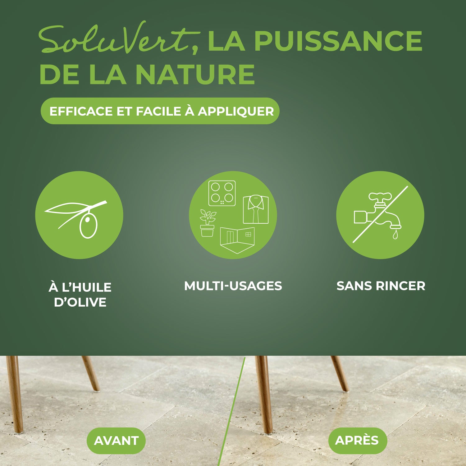 STARWAX SOLUVERT - Savon noir concentré à l'huile d'olive 1L