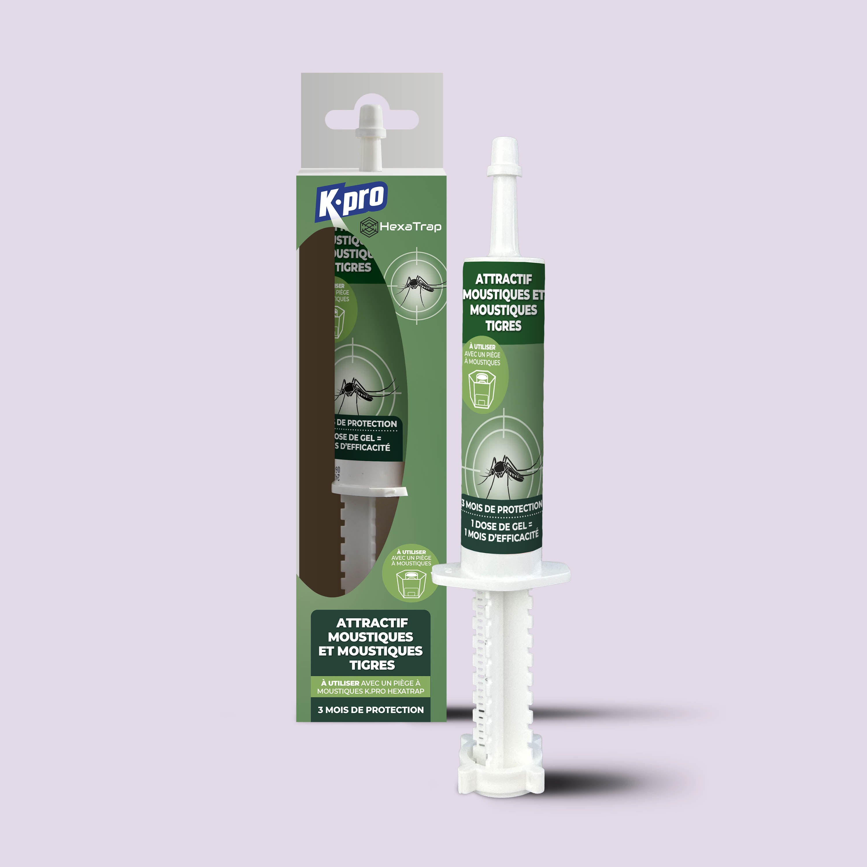 K.PRO - Attractif à moustiques 1 seringue 30g