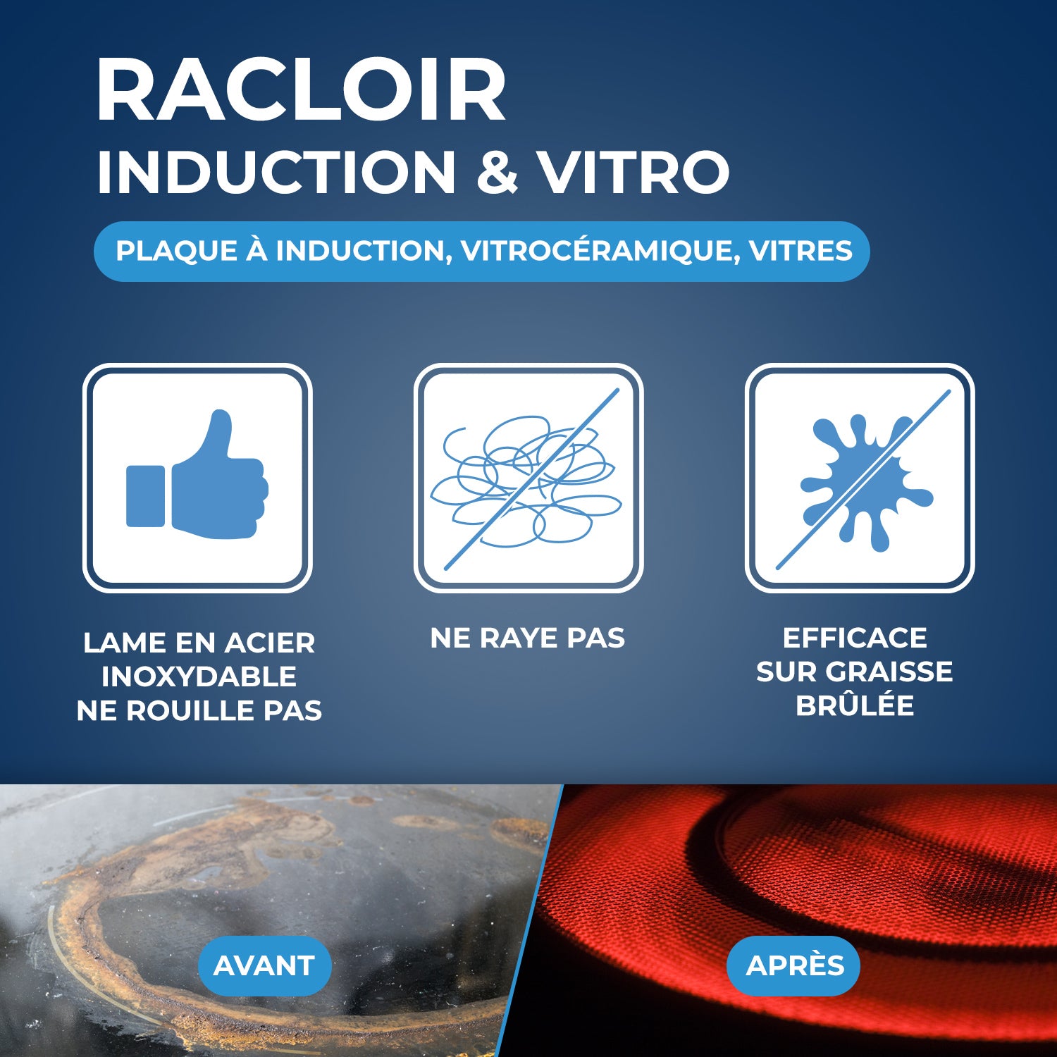 STARWAX - Racloir pour vitroceram & induction
 X1