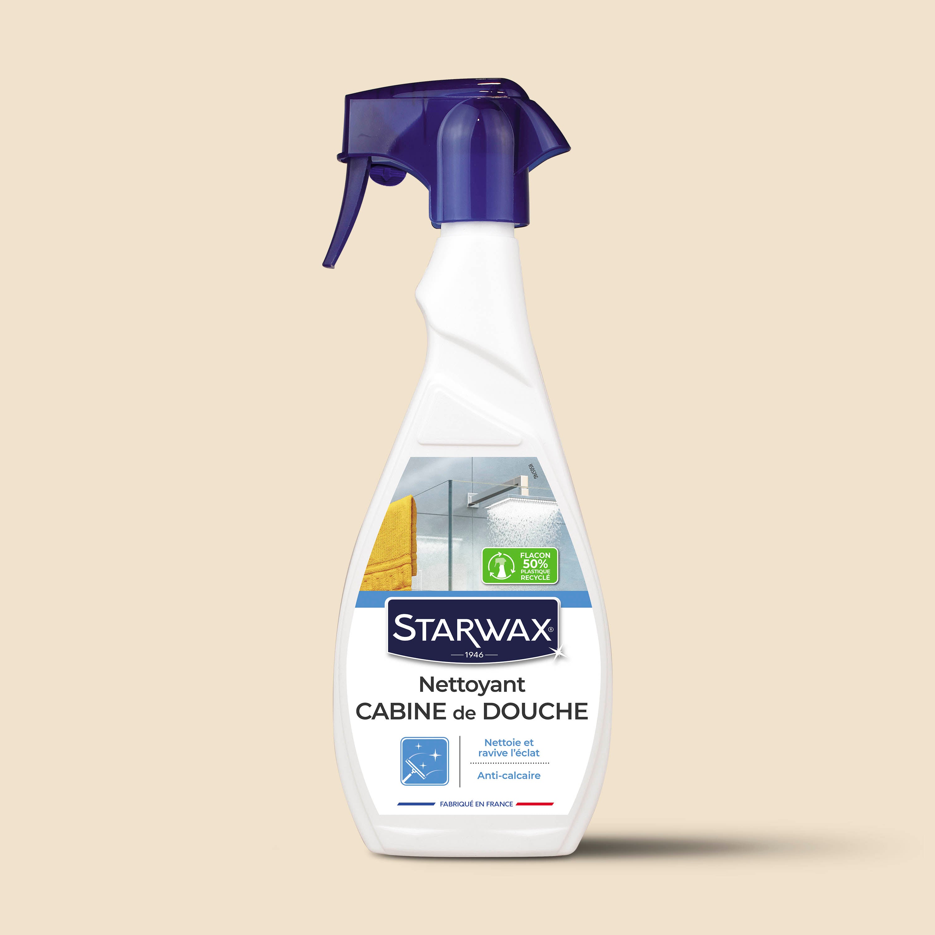 STARWAX - Nettoyant anti-calcaire pour cabine de douche 500ml