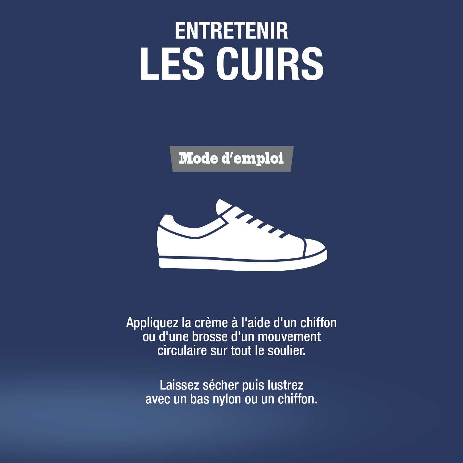 JACQUES BRIOCHIN - Crème de cirage bleu marine 50ml Couleur bleu