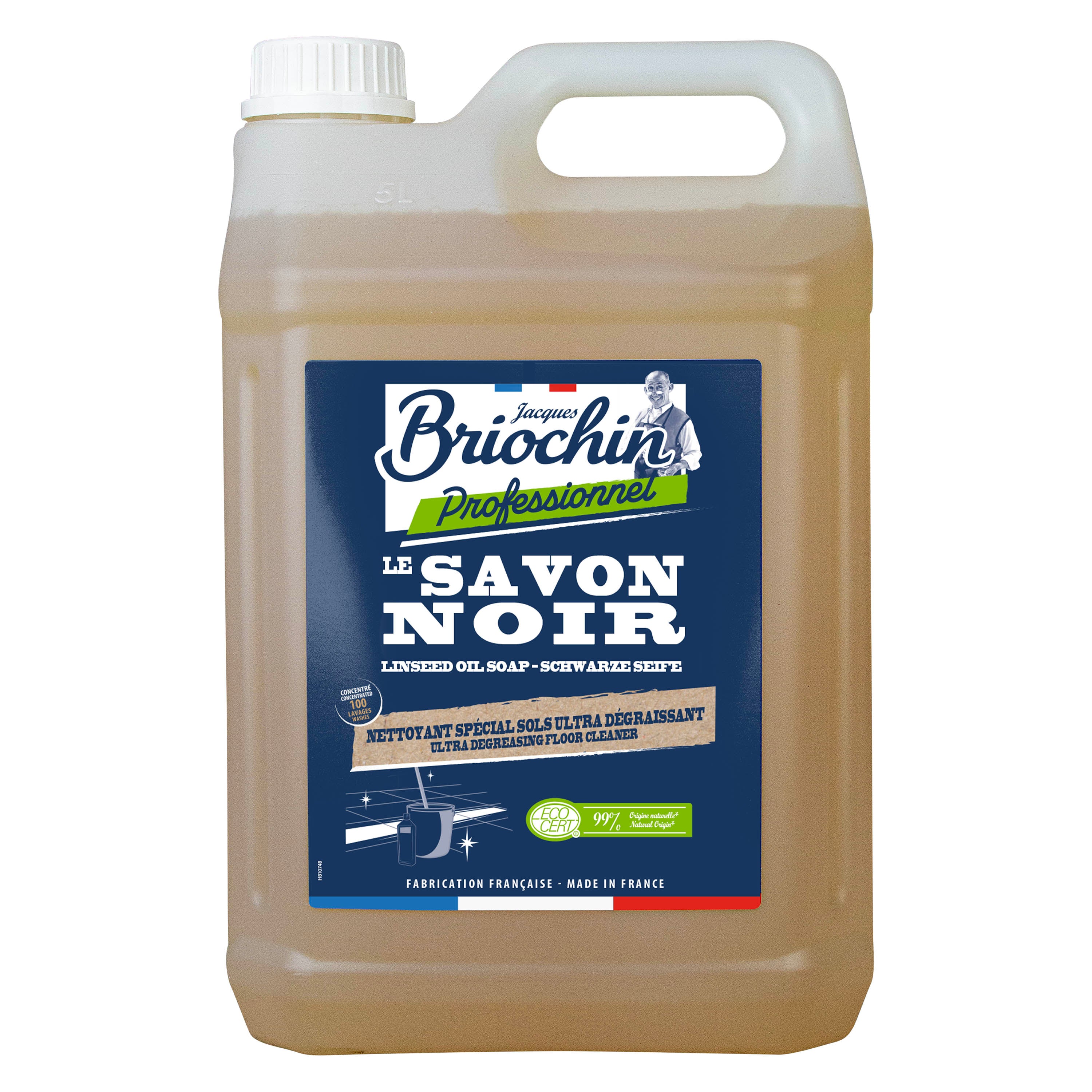 JACQUES BRIOCHIN PRO - Le Savon Noir sols 5L Sans parfum