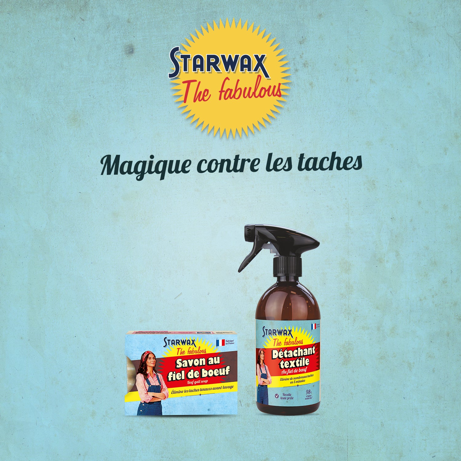 STARWAX FABULOUS - Savon au fiel de boeuf 100g