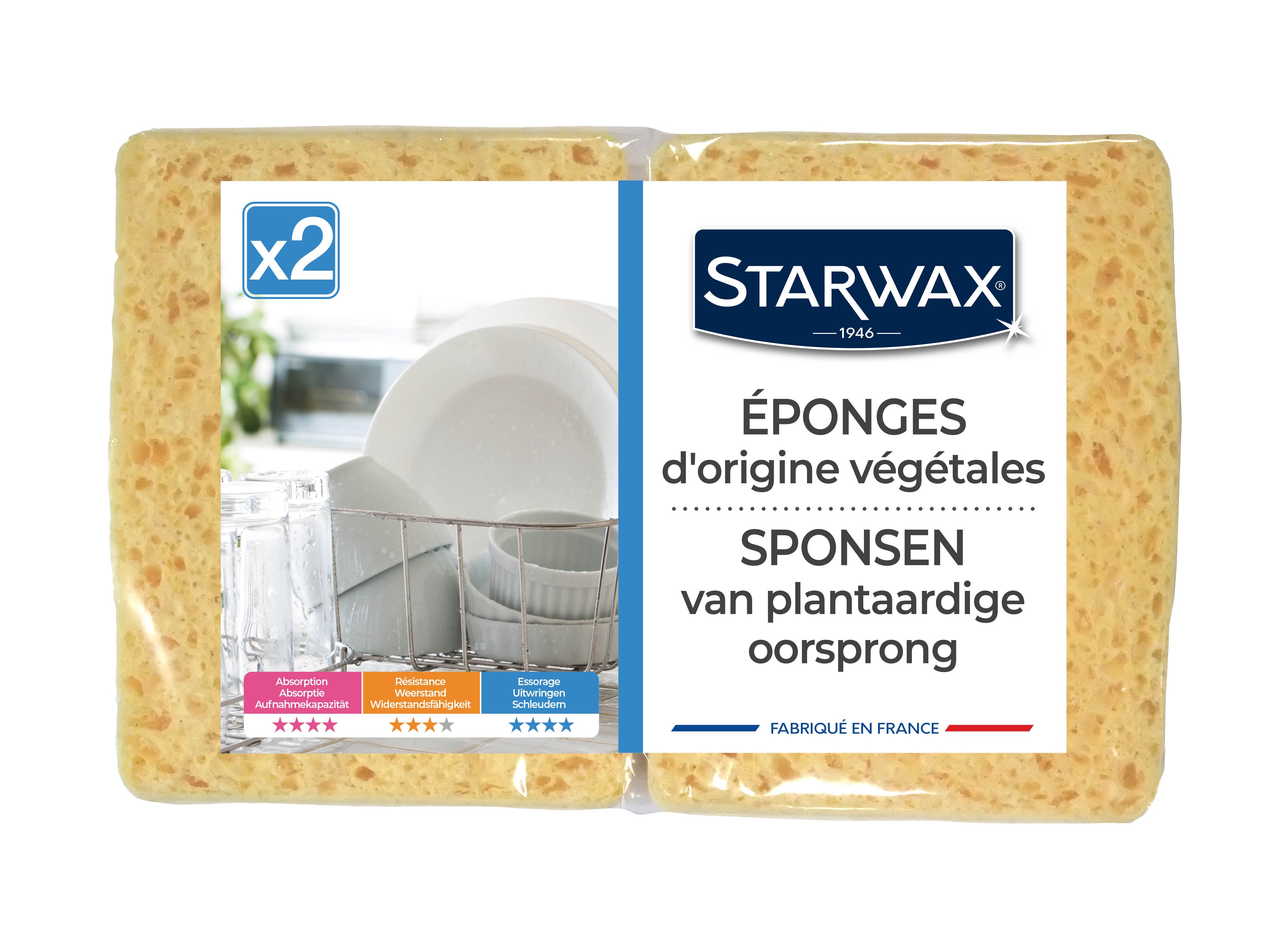 STARWAX - Eponges d'origine végétales X2