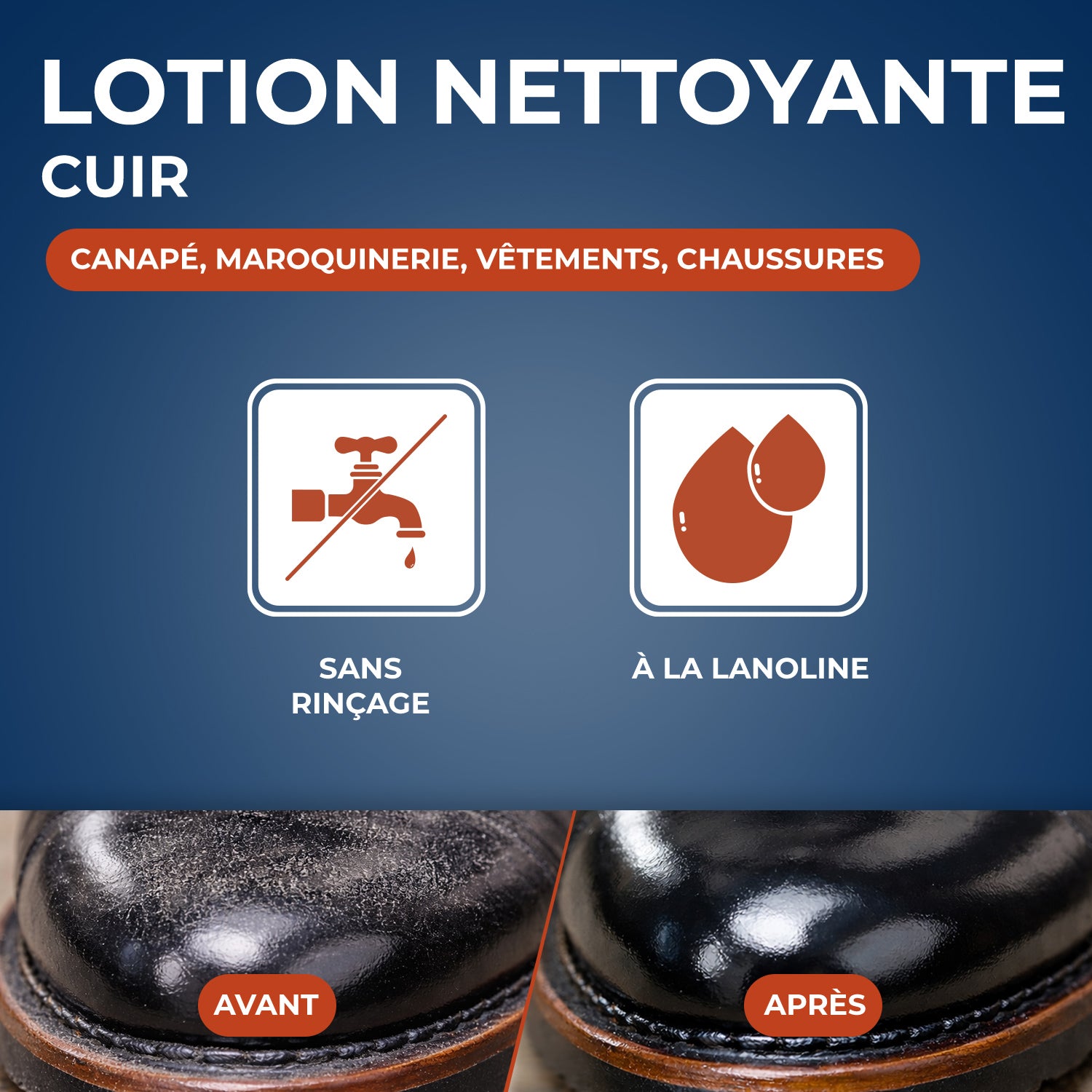 STARWAX - Lotion nettoyante sans rinçage pour cuirs délicats 200ml