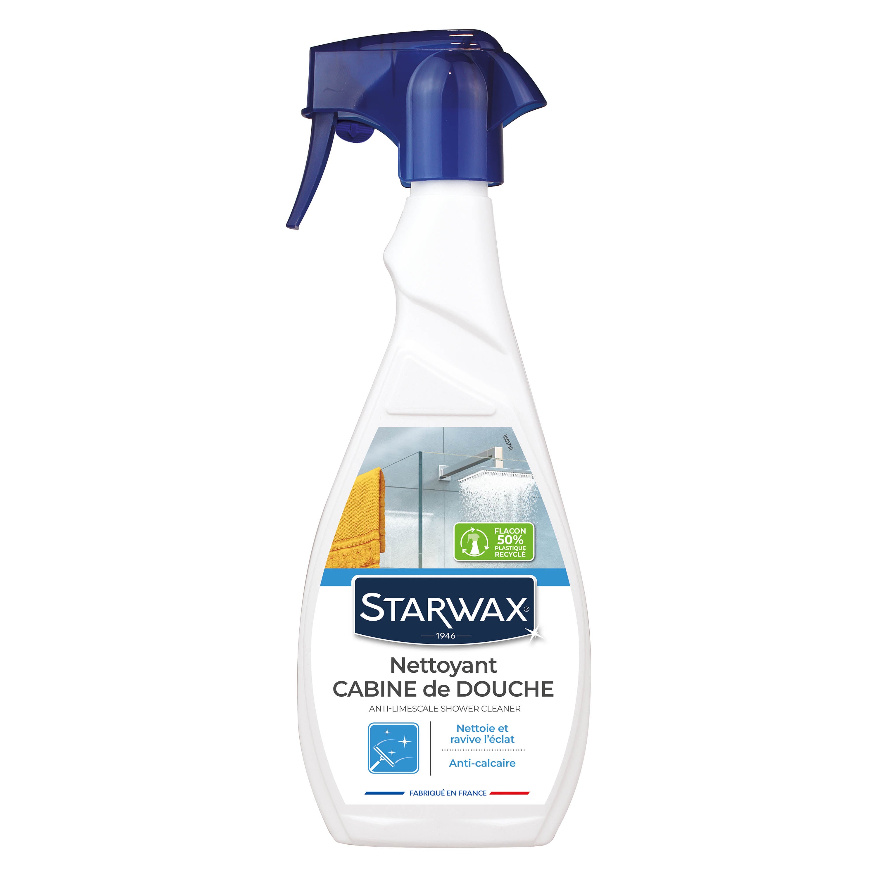 STARWAX - Nettoyant anti-calcaire pour cabine de douche 500ml